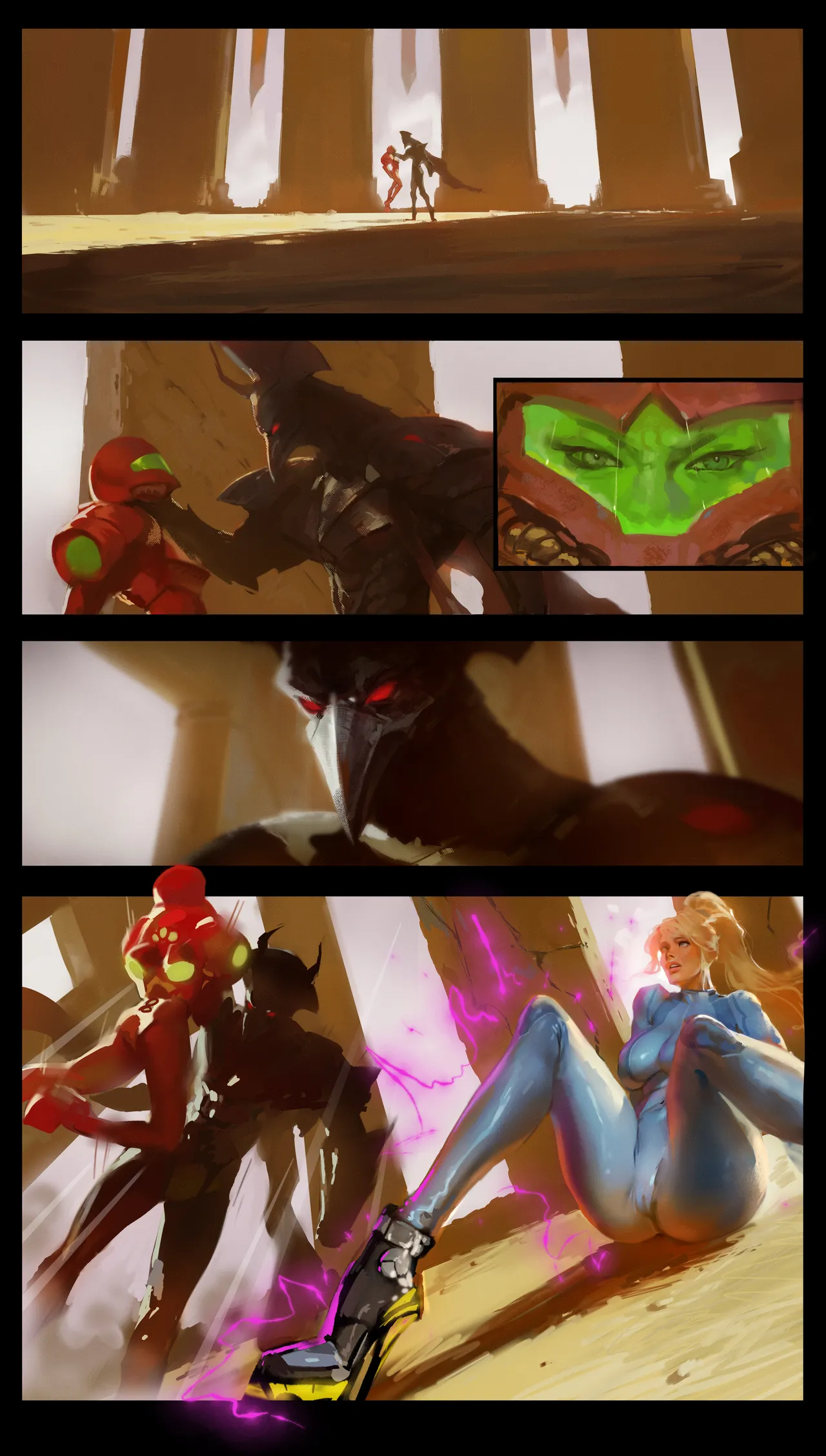 Samus &amp; Raven Beak (Metroid) [Tixnen] Chapter 1 – page 13