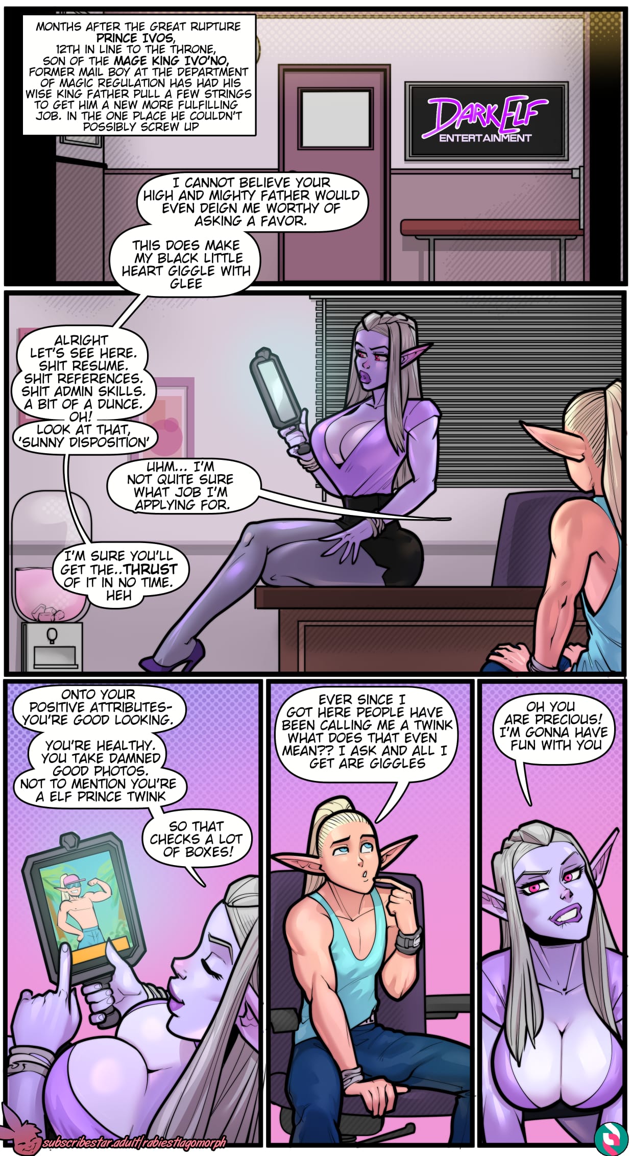 Welcome To Dark Elf Entertainment [Rabies T Lagomorph] 1 . Welcome To Dark Elf Entertainment - Chapter 1 [Rabies T Lagomorph] – page 2