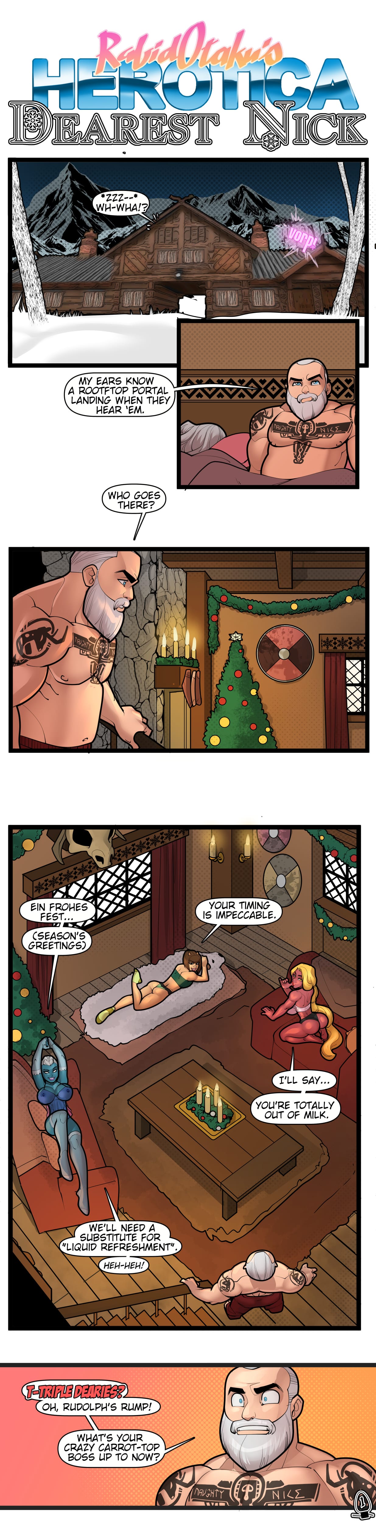 Hero Tales Comics - Mrs. Claus &amp; the Boys [Rabies T Lagomorph] 1 . Dearest Nick - [Rabies T Lagomorph] – page 1