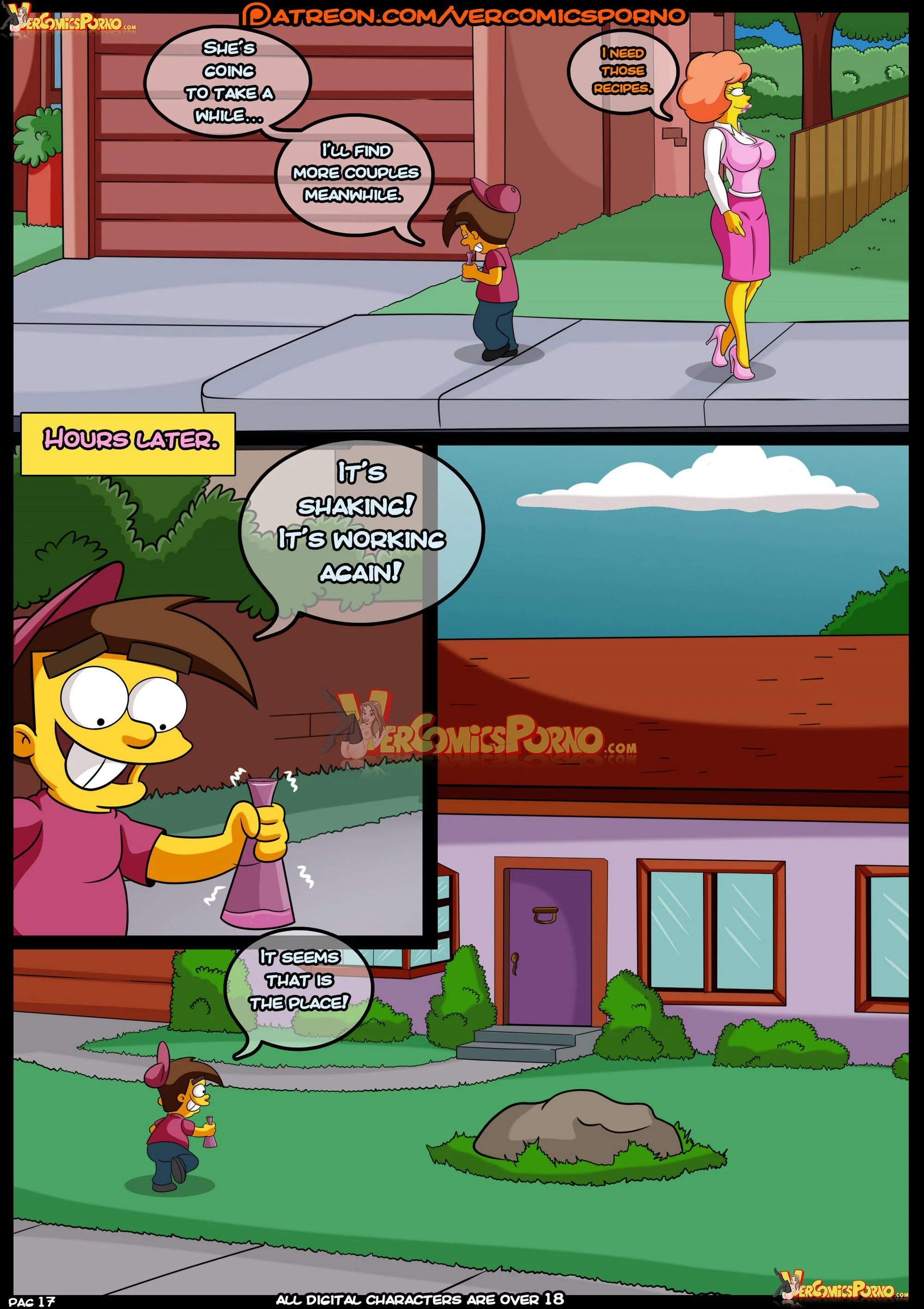 MILF Catcher’s (Various) [Croc] 2 . MILF Catcher's - Chapter 2 (The Fairly OddParents , Dexter's Laboratory , The Simpsons) [Croc] – page 18