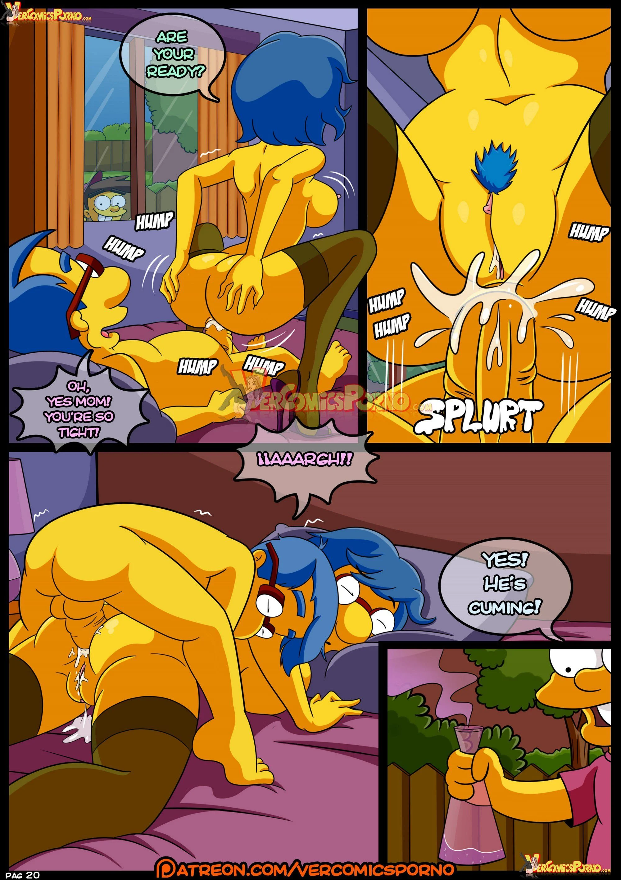 MILF Catcher’s (Various) [Croc] 2 . MILF Catcher's - Chapter 2 (The Fairly OddParents , Dexter's Laboratory , The Simpsons) [Croc] – page 21