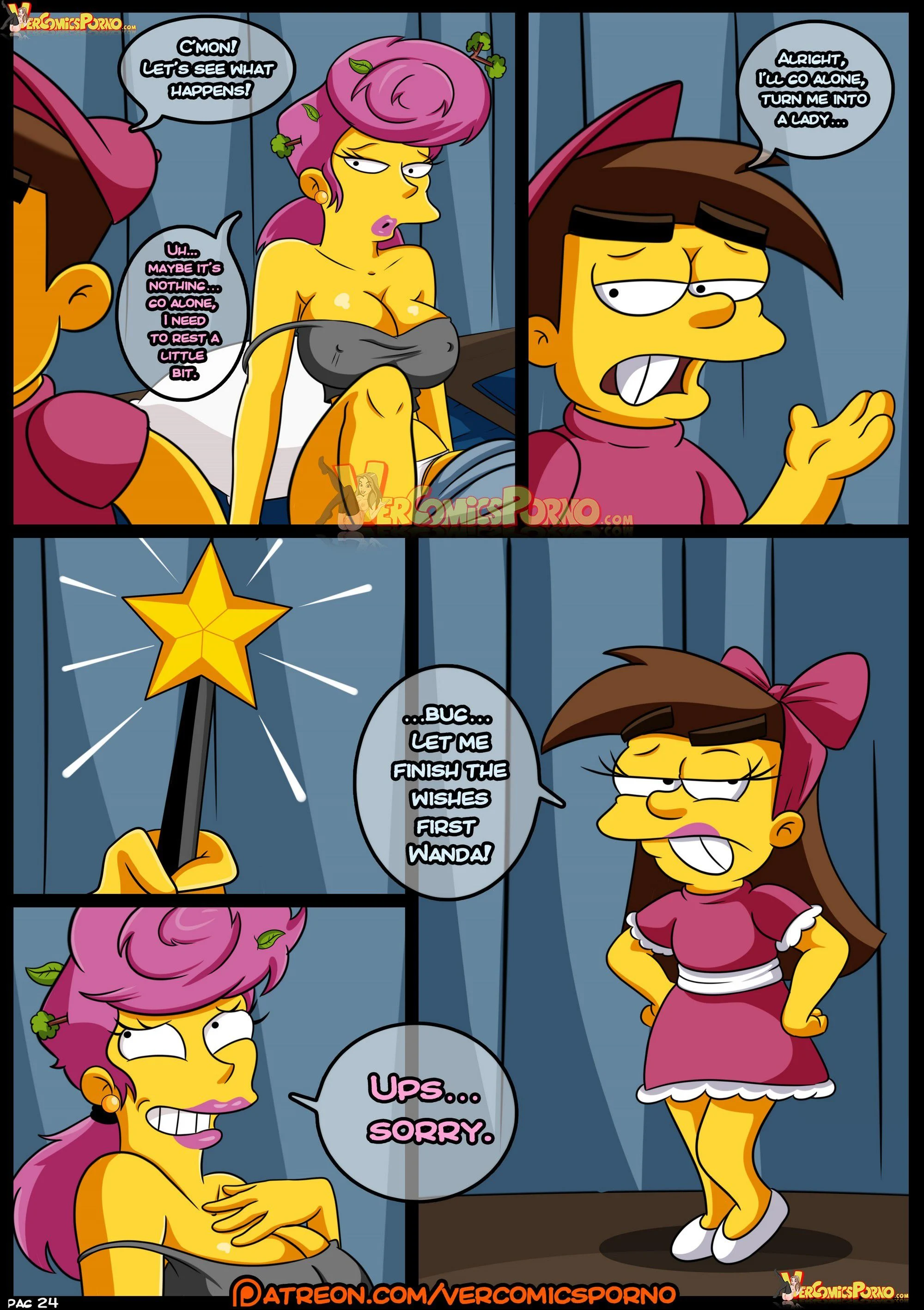 MILF Catcher’s (Various) [Croc] 2 . MILF Catcher's - Chapter 2 (The Fairly OddParents , Dexter's Laboratory , The Simpsons) [Croc] – page 25