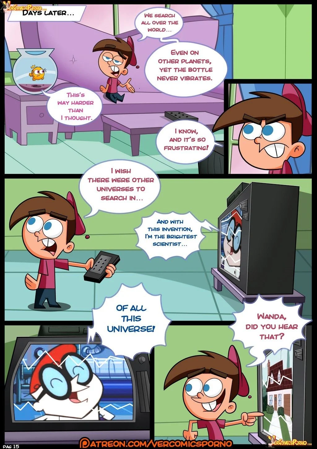 MILF Catcher’s (Various) [Croc] 1 . MILF Catcher's  - Chapter 1 (The Fairly OddParents , Dexter's Laboratory , The Simpsons) [Croc] – page 16