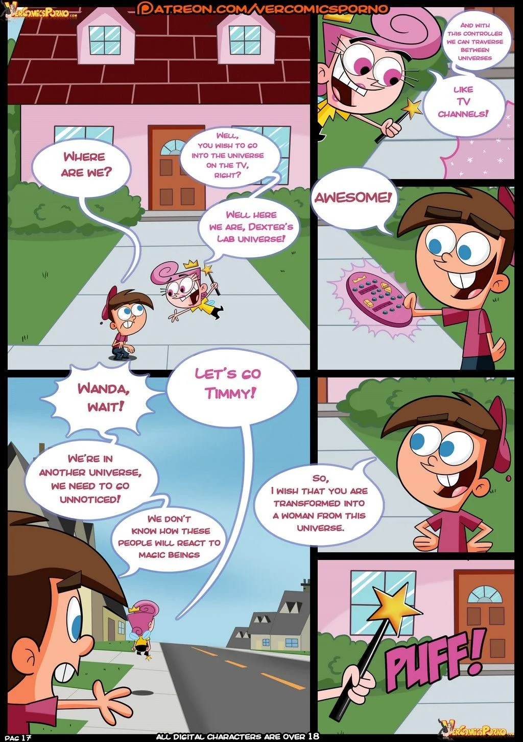 MILF Catcher’s (Various) [Croc] 1 . MILF Catcher's  - Chapter 1 (The Fairly OddParents , Dexter's Laboratory , The Simpsons) [Croc] – page 18