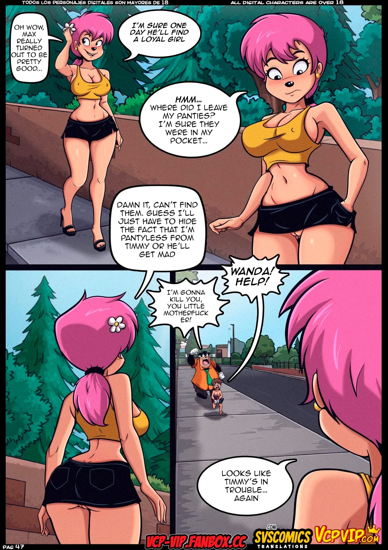 MILF Catcher’s (Various) [Croc] 6 . MILF Catcher's - Chapter 6 (Goof Troop) [Croc] – page 48