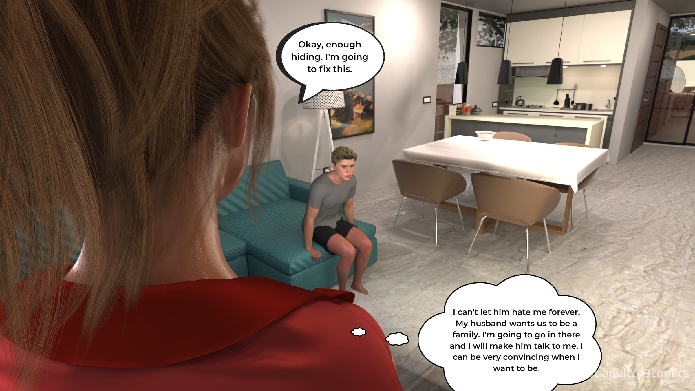 The Forbidden Rule [D3 Comics] 1 . The Forbidden Rule - Chapter 1 [D3 Comics] – page 58