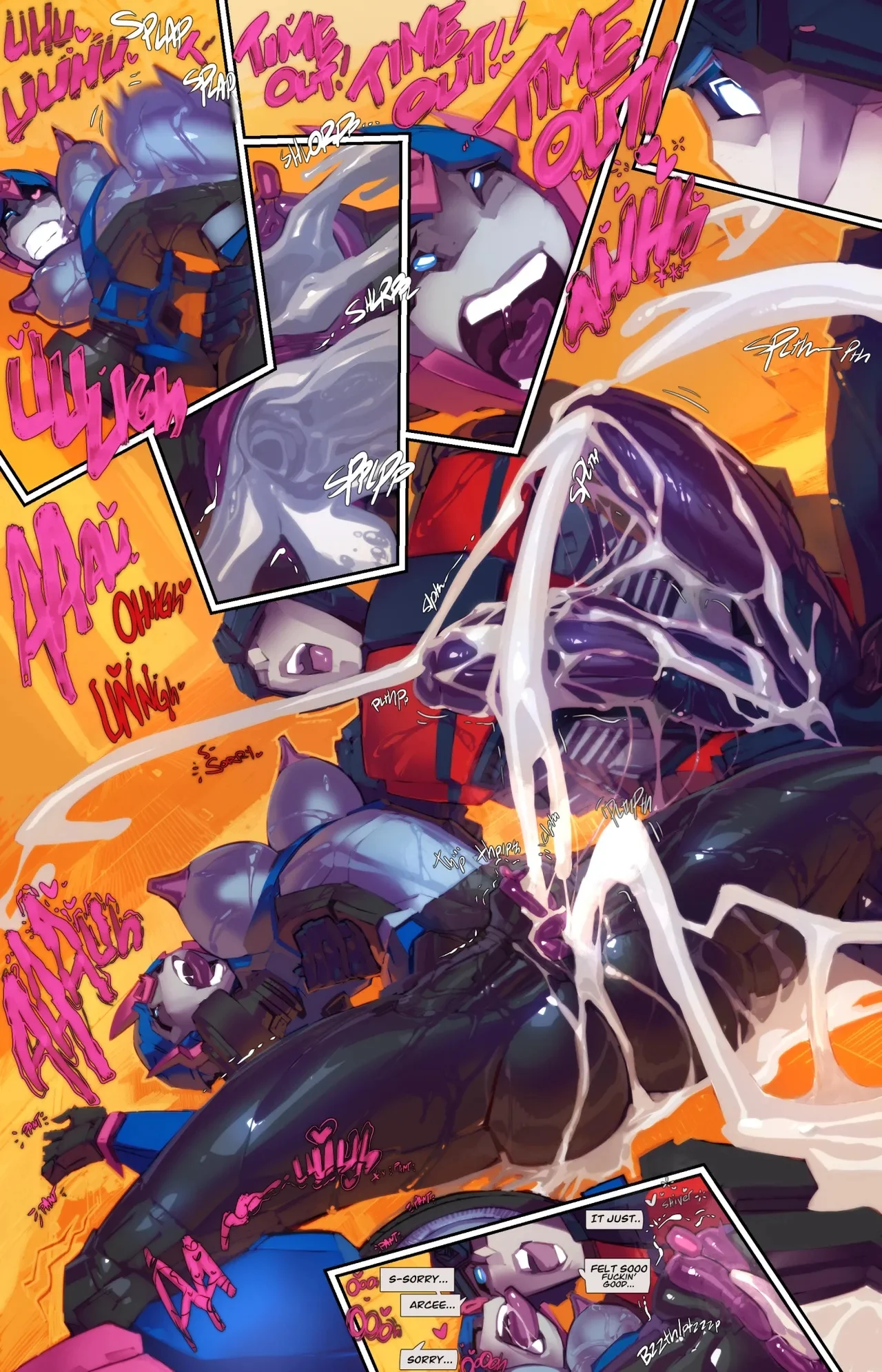 Jack X Arcee: "Autobutt Jack" (Transformer) [Fred Perry] 1 . Jack X Arcee: "Autobutt Jack" - Chapter 1 (Transformer) [Fred Perry] – page 16