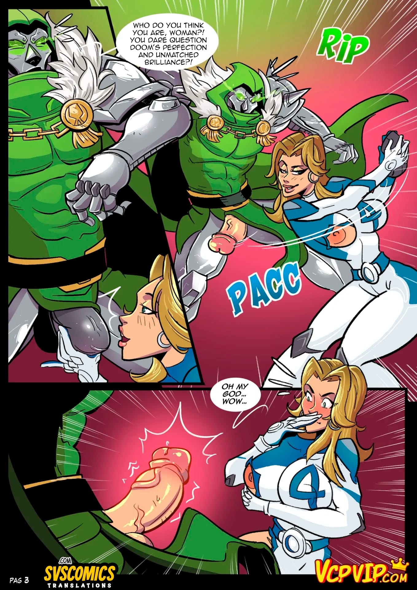 Sue VS Doom (Marvel Rivals) [VCP] 1 . Sue VS Doom - Chapter 1 (Marvel Rivals) [VCP] – page 4