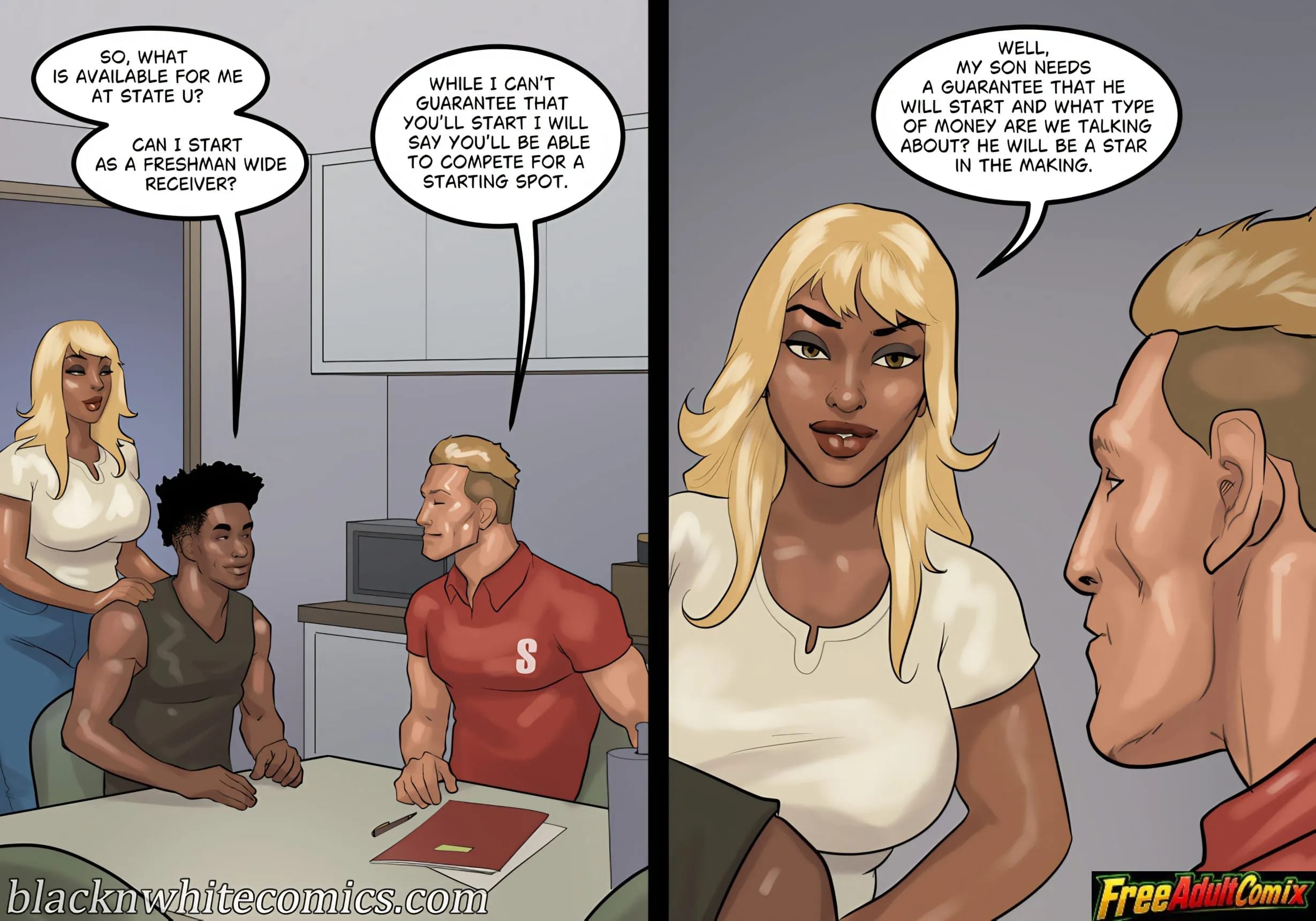 The Recruit [BlackNWhiteComics] 1 . The Recruit - Chapter 1 [BlackNWhiteComics] – page 10