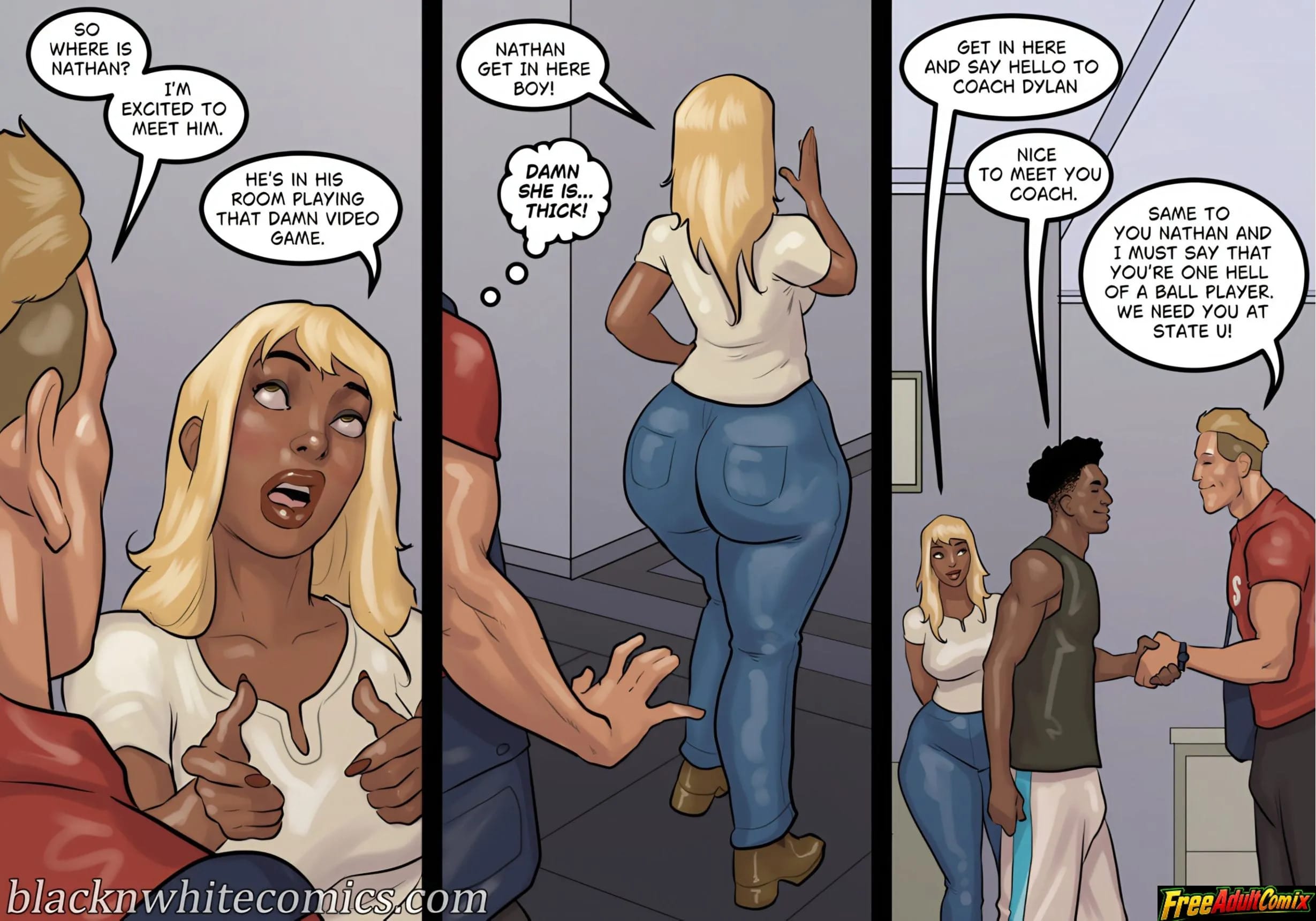 The Recruit [BlackNWhiteComics] 1 . The Recruit - Chapter 1 [BlackNWhiteComics] – page 9
