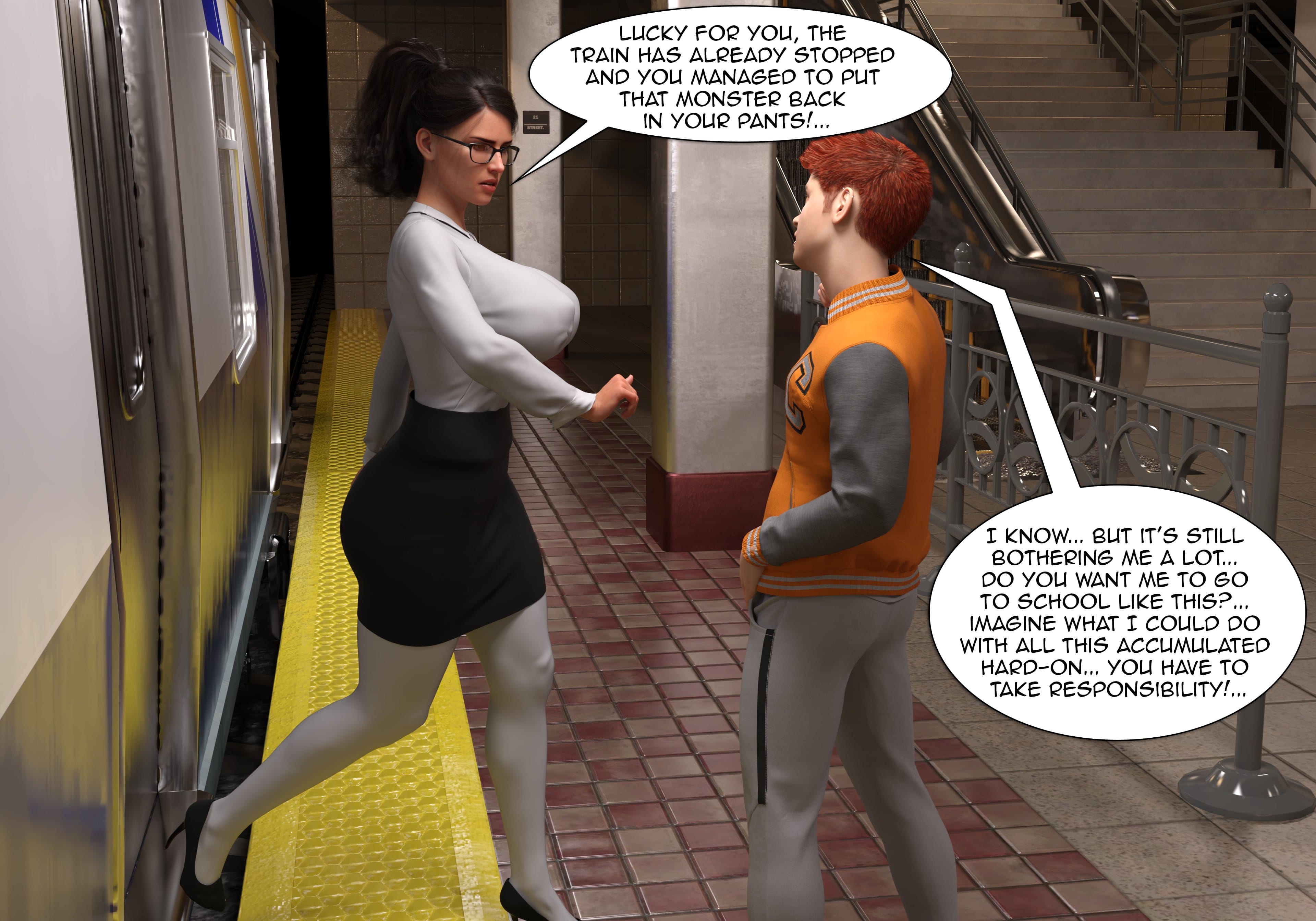My Teacher Is My StepMom [Sr Pepper] 1 . My Teacher Is My StepMom - Chapter 1 [Sr Pepper] – page 91