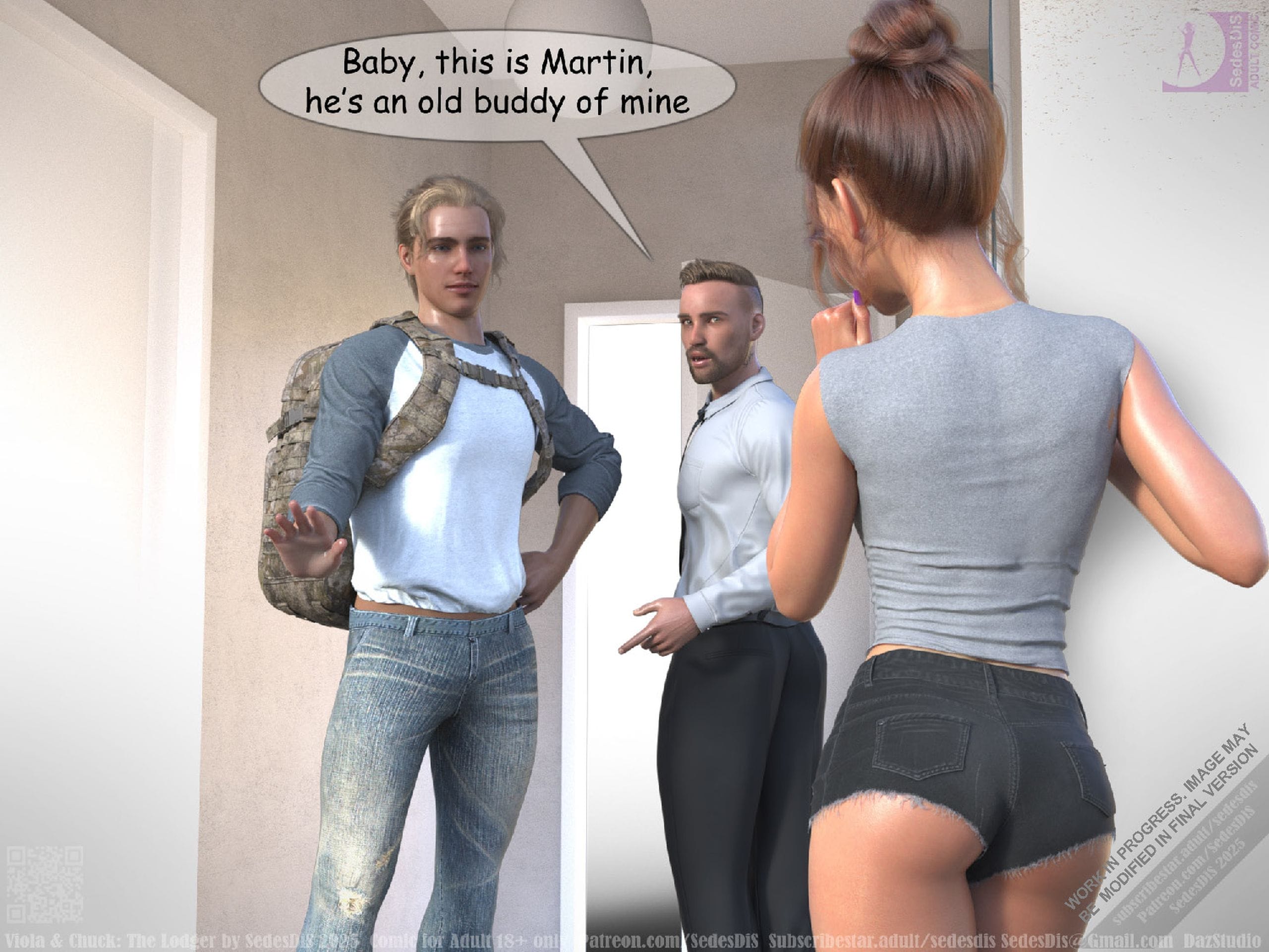 Viola &amp; Chuck – The Lodger [SedesDiS] 1 . Viola & Chuck - The Lodger - Chapter 1 [SedesDiS] – page 6