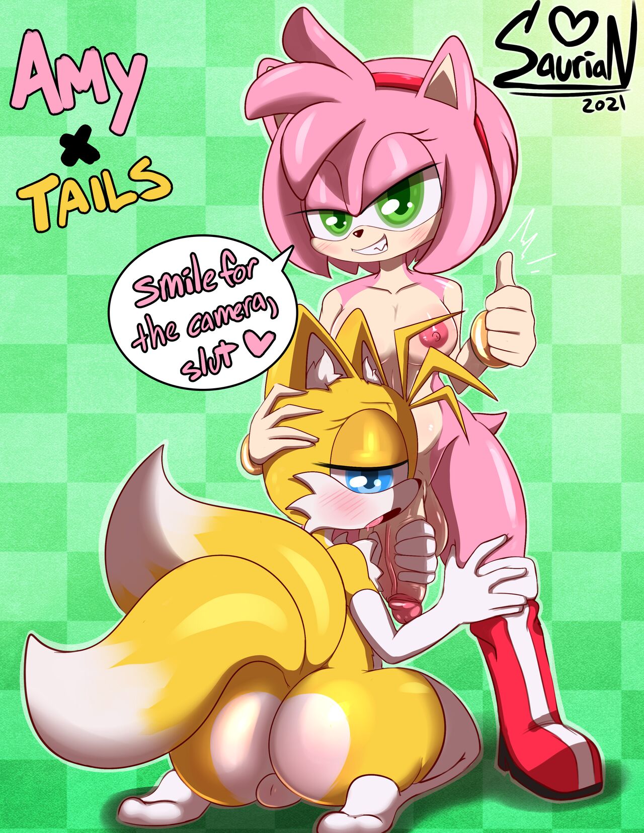 Amy x Tails comic porn Amy x Tails Chapter 1 – page 1