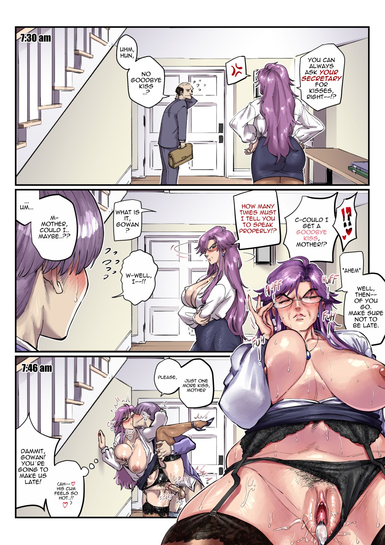 A Strict Mother's Daily Routine comic porn A Strict Mother's Daily Routine Chapter 1 – page 4