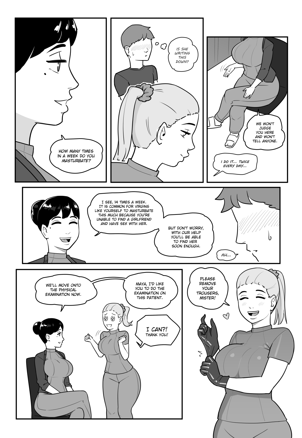 Maya's Virgin Training! comic porn Maya's Virgin Training! Chapter 1 – page 4