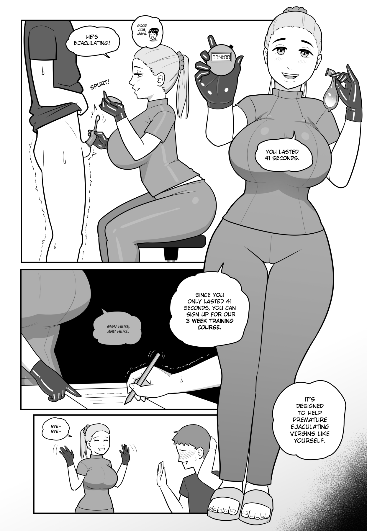 Maya's Virgin Training! comic porn Maya's Virgin Training! Chapter 1 – page 7