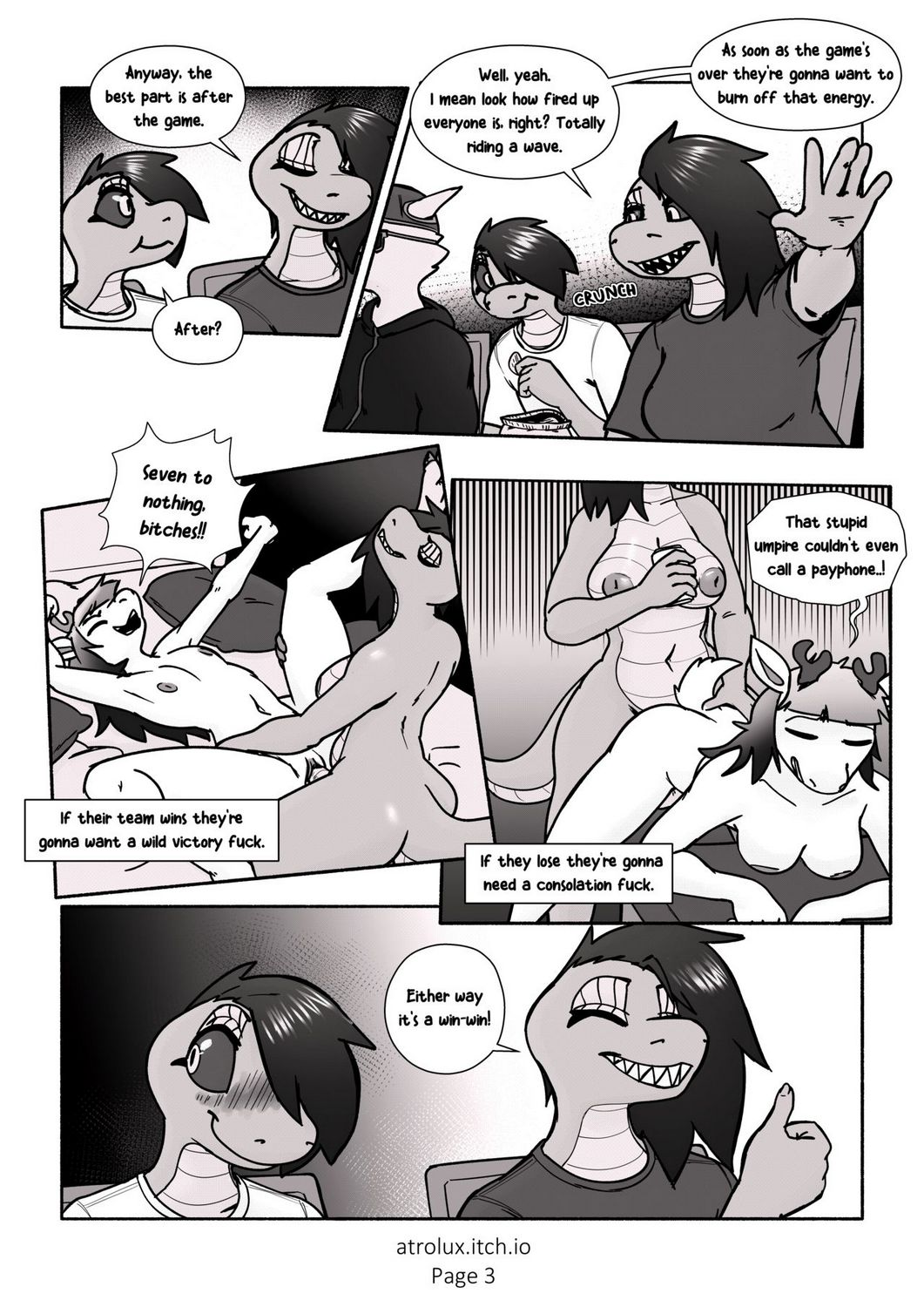 Shedding Inhibitions 5 – Expert Bat Handling comic porn Shedding Inhibitions 5 – Expert Bat Handling Chapter 1 – page 4
