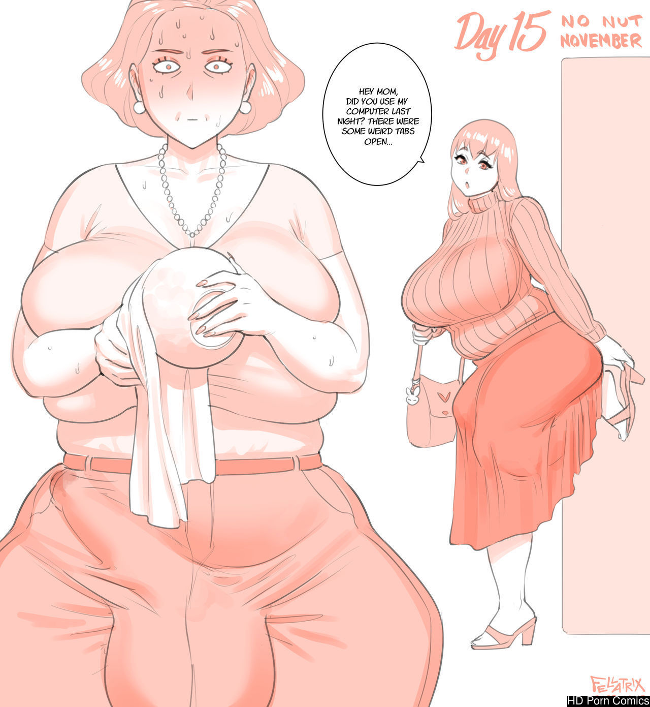 Karen’s No Nut November comic porn Karen’s No Nut November Chapter 1 – page 16