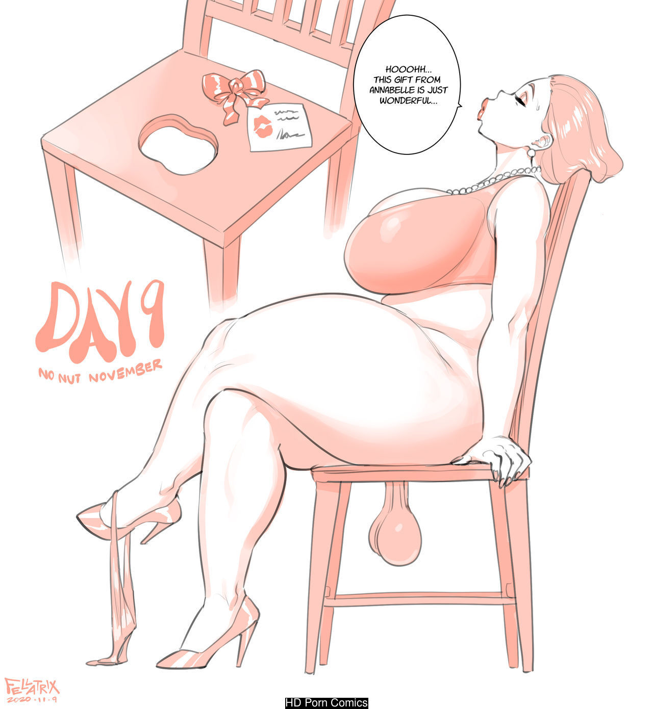 Karen’s No Nut November comic porn Karen’s No Nut November Chapter 1 – page 9