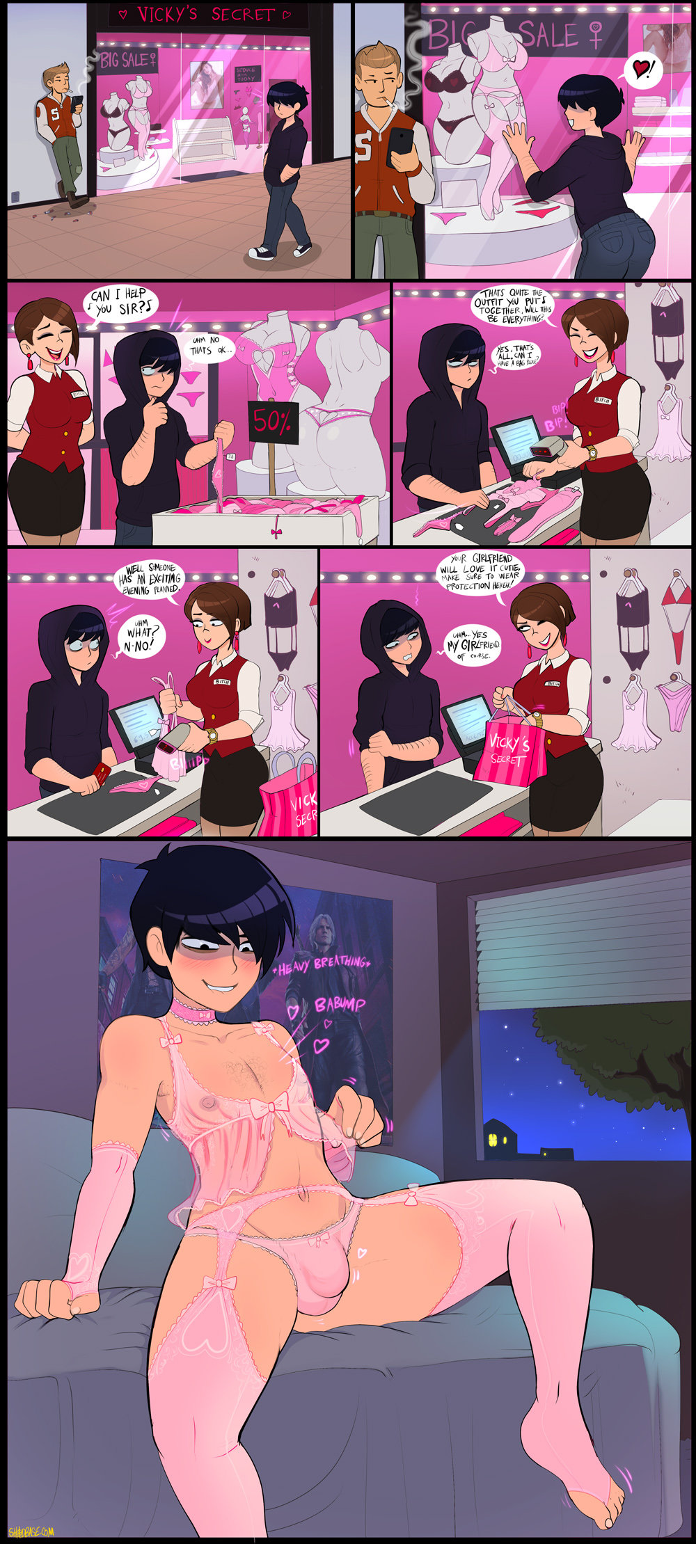 [Shadman] Goth Femboy [Eng] – Gay Manga [Shadman] Goth Femboy [Eng] Chapter 1 – page 9