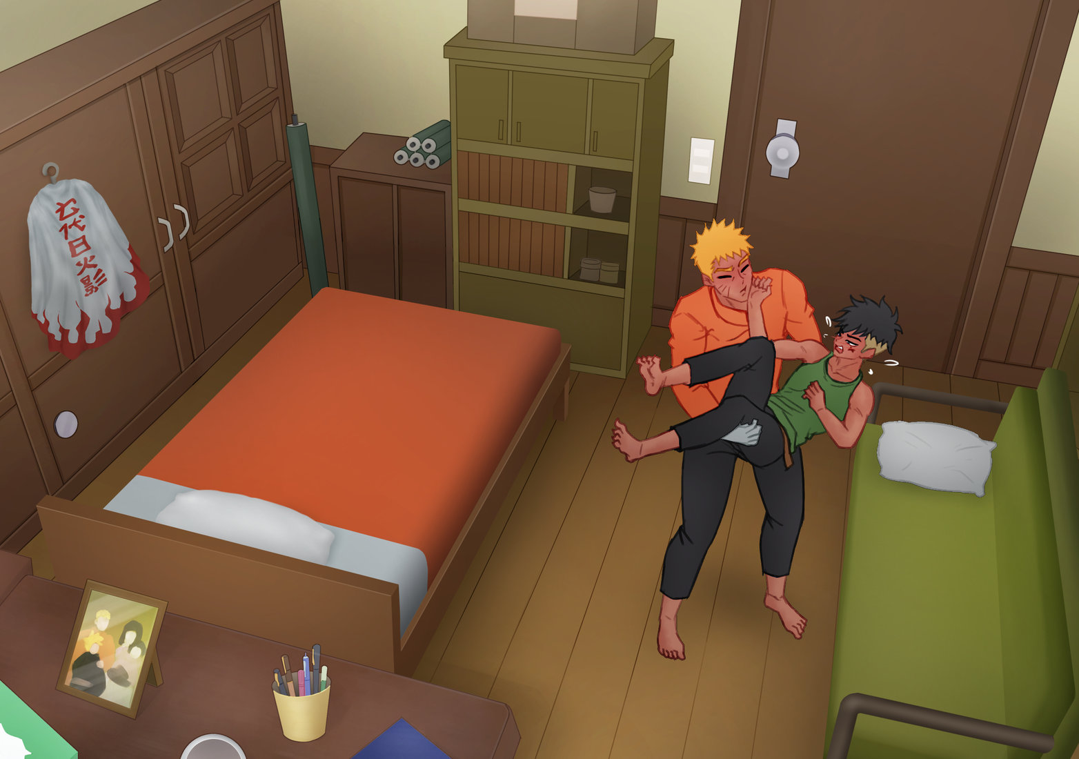 [CamoHouse] Naruto Work Room – V.2 – VDO – Gay Manga [CamoHouse] Naruto Work Room – V.2 – VDO Chapter 1 – page 24