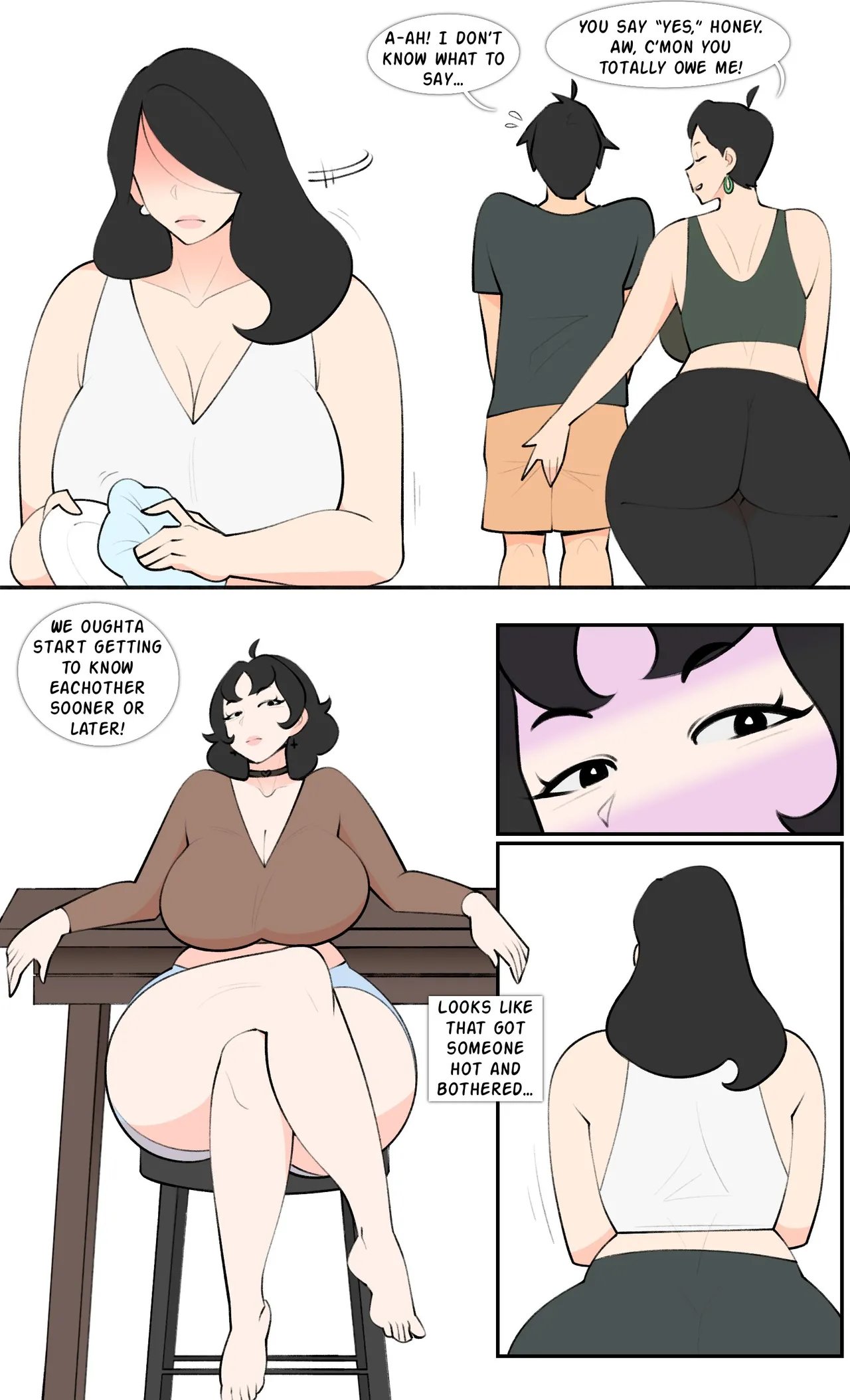 Lisa &amp; James: Breaking Bed comic porn Lisa & James: Breaking Bed Chapter 1 – page 4