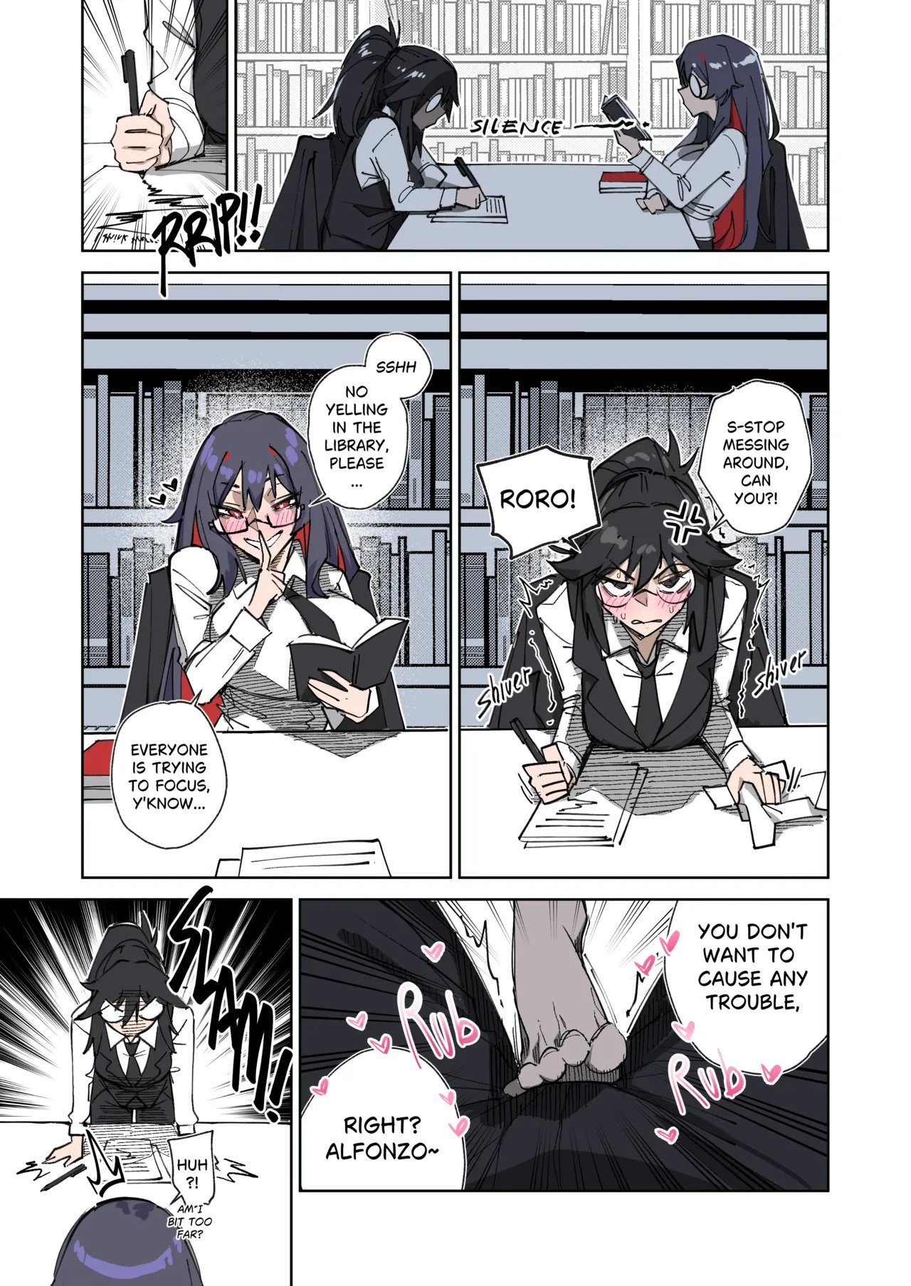[ohkohaku] L&amp;D: Behind The Books comic porn [ohkohaku] L&D: Behind The Books Chapter 1 – page 2