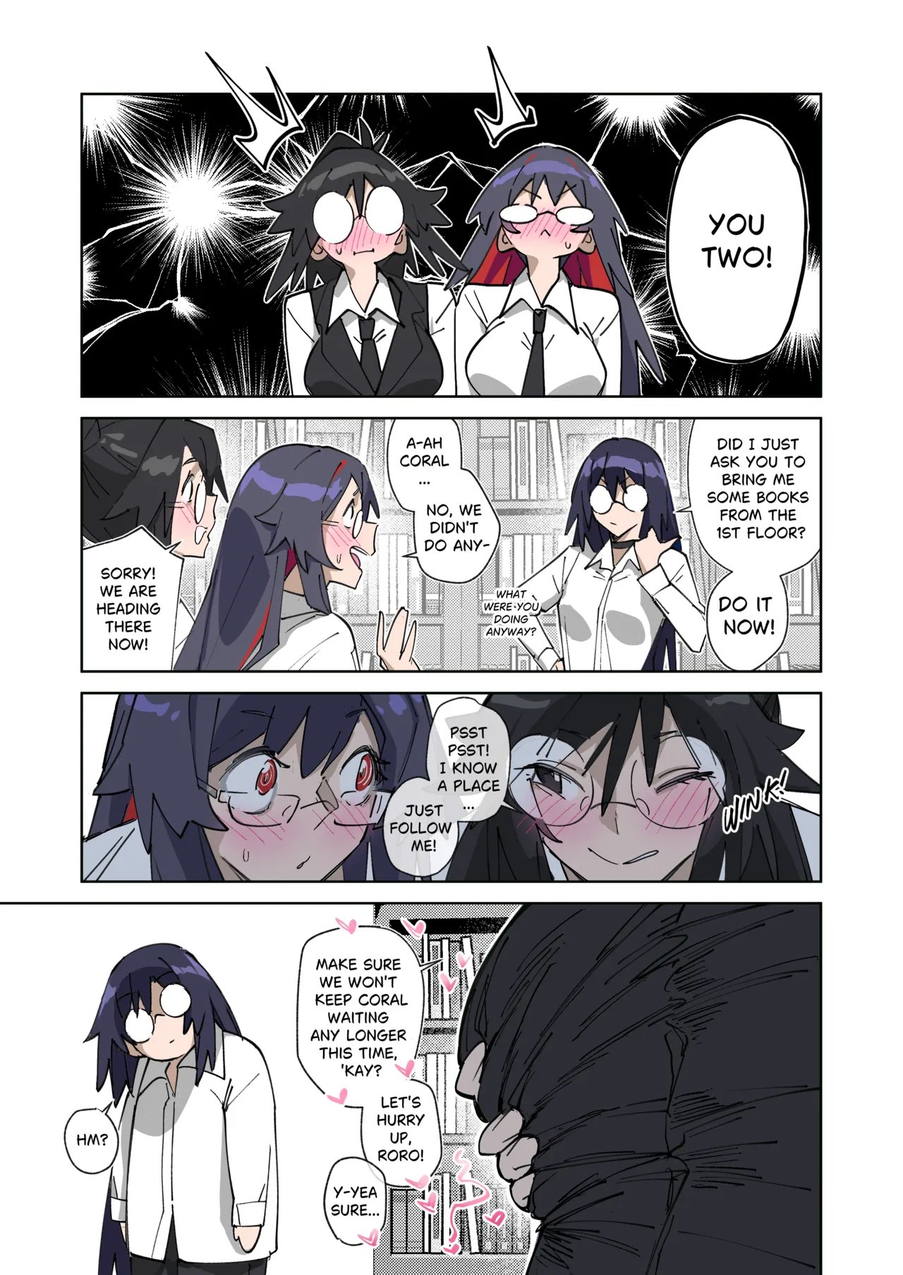 [ohkohaku] L&amp;D: Behind The Books comic porn [ohkohaku] L&D: Behind The Books Chapter 1 – page 4