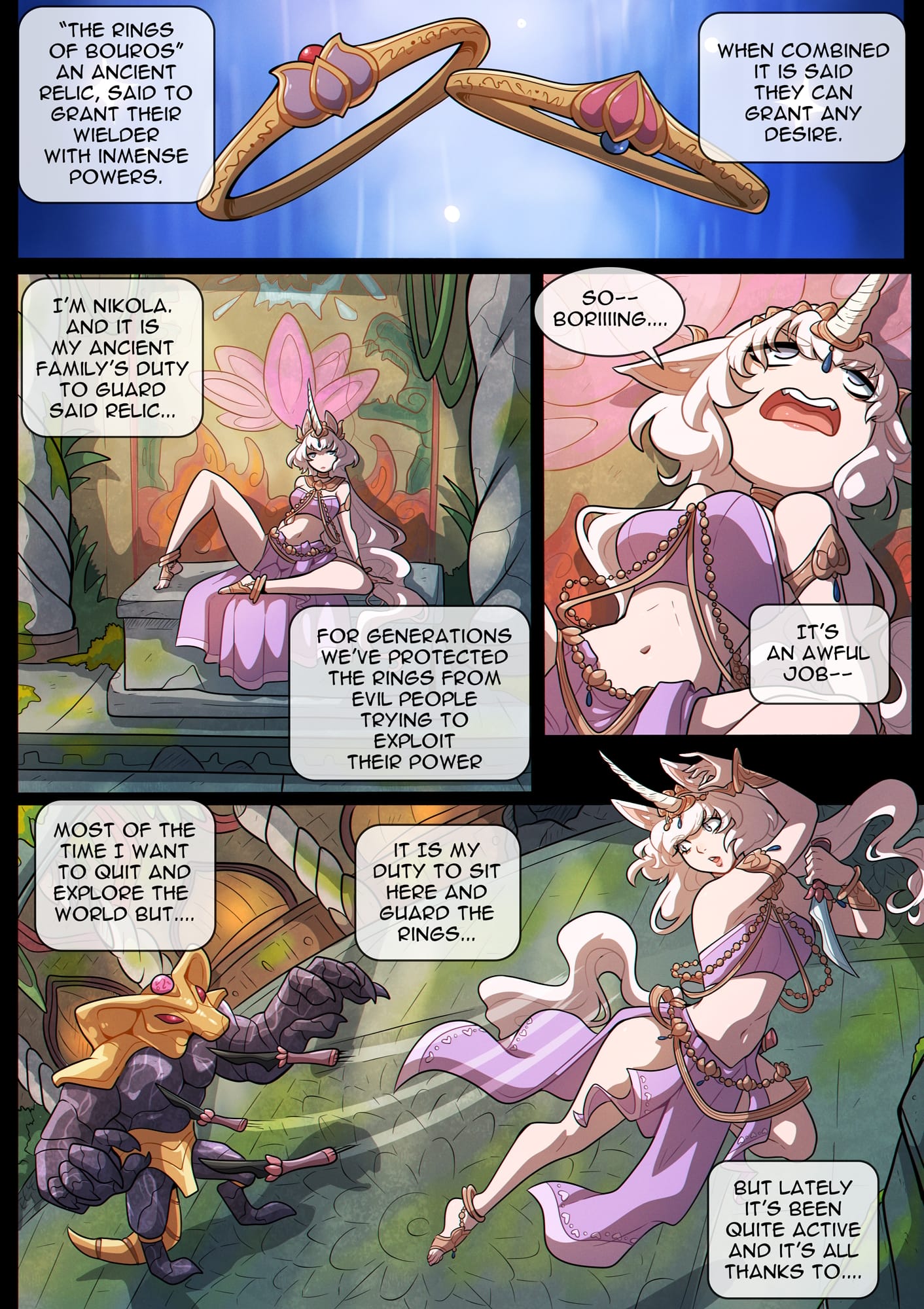 Ghislaine Baby Making comic porn 1 . Guardian Nikola - Chapter 1 [Kinkymation] – page 3