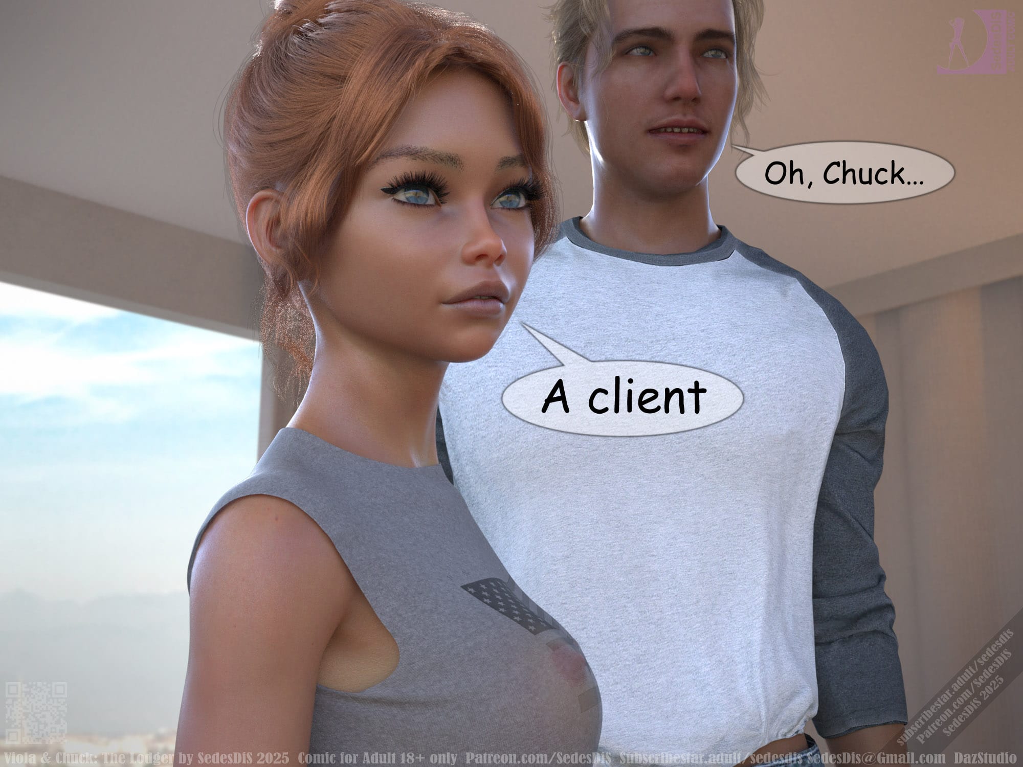 Viola &amp; Chuck – The Lodger [SedesDiS] 1 . Viola & Chuck - The Lodger - Chapter 1 [SedesDiS] – page 23