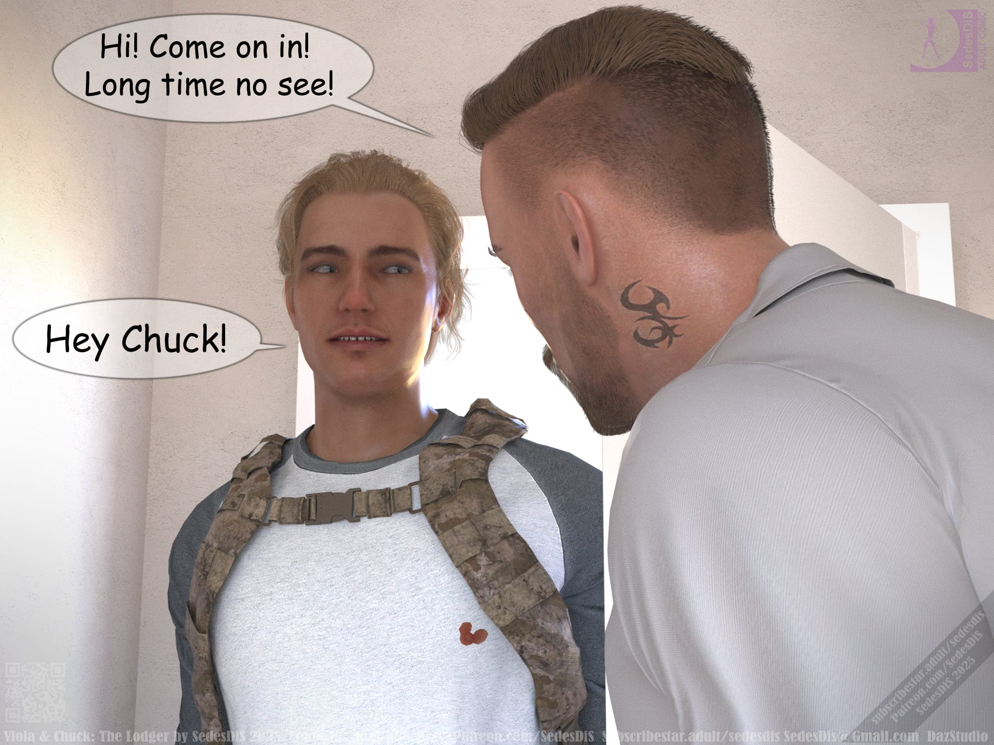 Viola &amp; Chuck – The Lodger [SedesDiS] 1 . Viola & Chuck - The Lodger - Chapter 1 [SedesDiS] – page 6