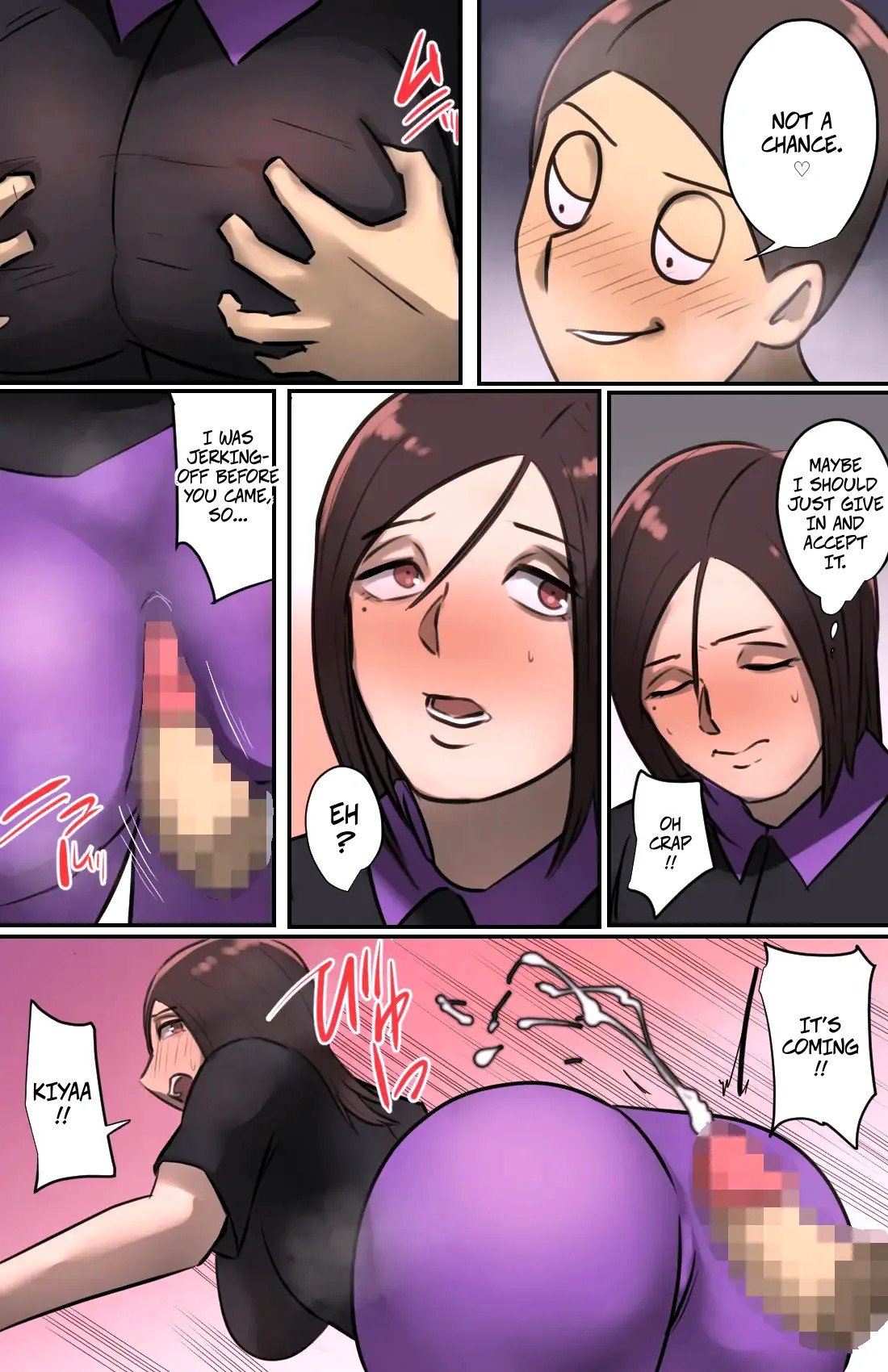 [Chotto B-Sen] A Saleswoman Interrupted Me While I Was Jerking-Off — Genkan o Aketara Iru Kanyuu Oba-san comic porn [Chotto B-Sen] A Saleswoman Interrupted Me While I Was Jerking-Off — Genkan o Aketara Iru Kanyuu Oba-san [Colorized] Chapter 1 – page 16