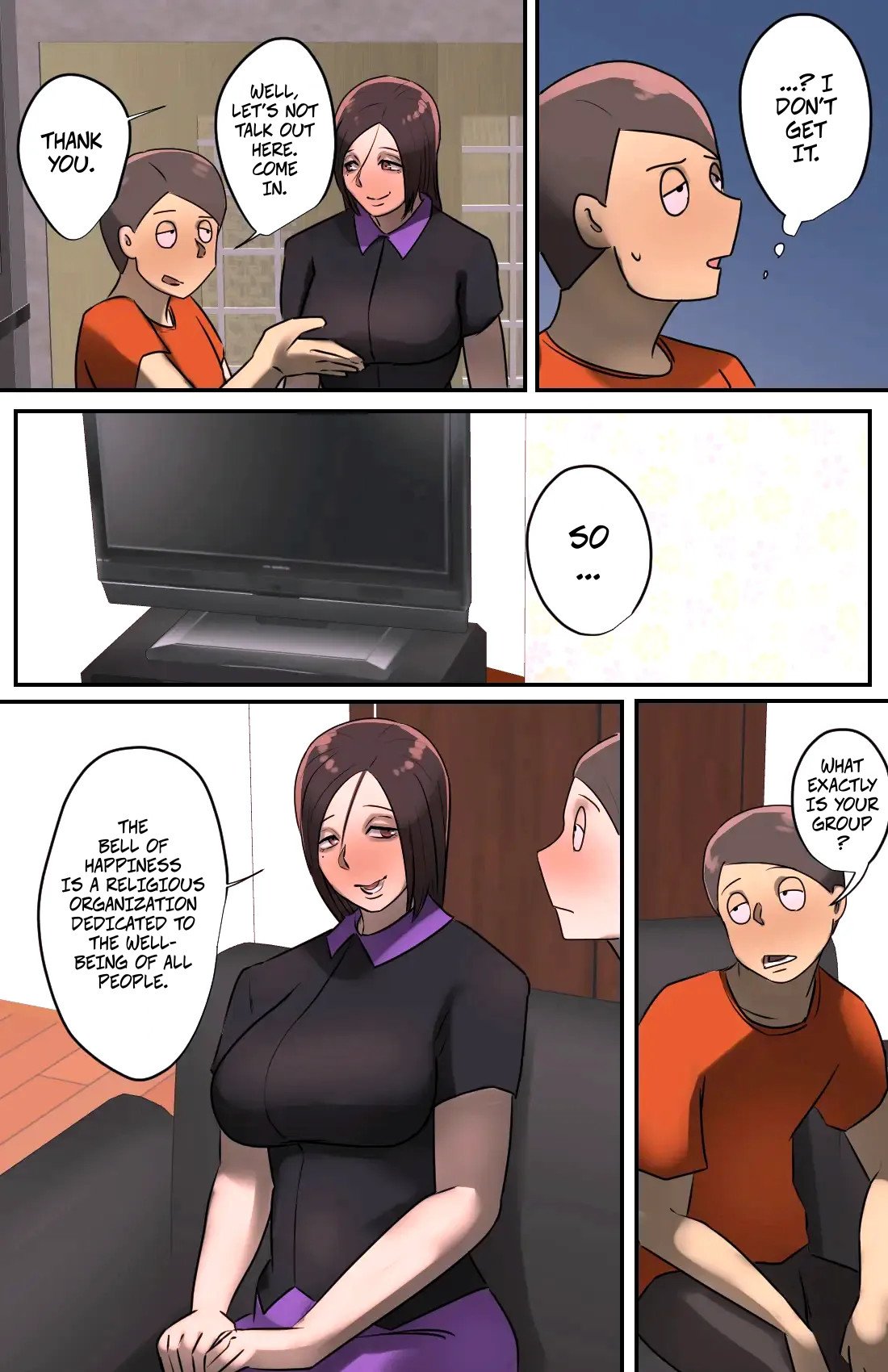 [Chotto B-Sen] A Saleswoman Interrupted Me While I Was Jerking-Off — Genkan o Aketara Iru Kanyuu Oba-san comic porn [Chotto B-Sen] A Saleswoman Interrupted Me While I Was Jerking-Off — Genkan o Aketara Iru Kanyuu Oba-san [Colorized] Chapter 1 – page 6