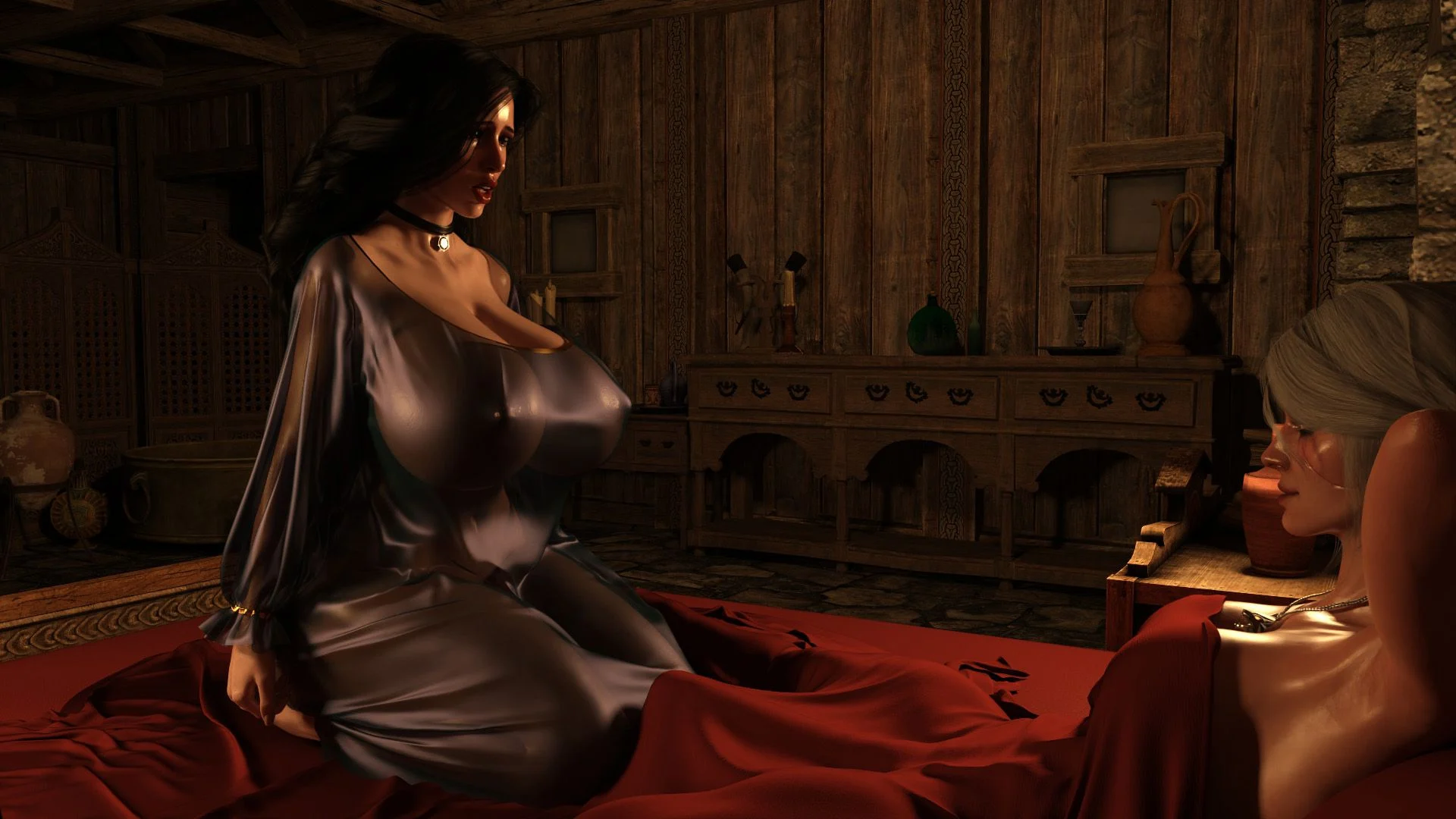 Yennefer’s Ritual (The Witcher) [Serge3DX] 1.5 . Yennerfer's Ritual - Textless - Chapter 1 (The Witcher) [Serge3DX] – page 114