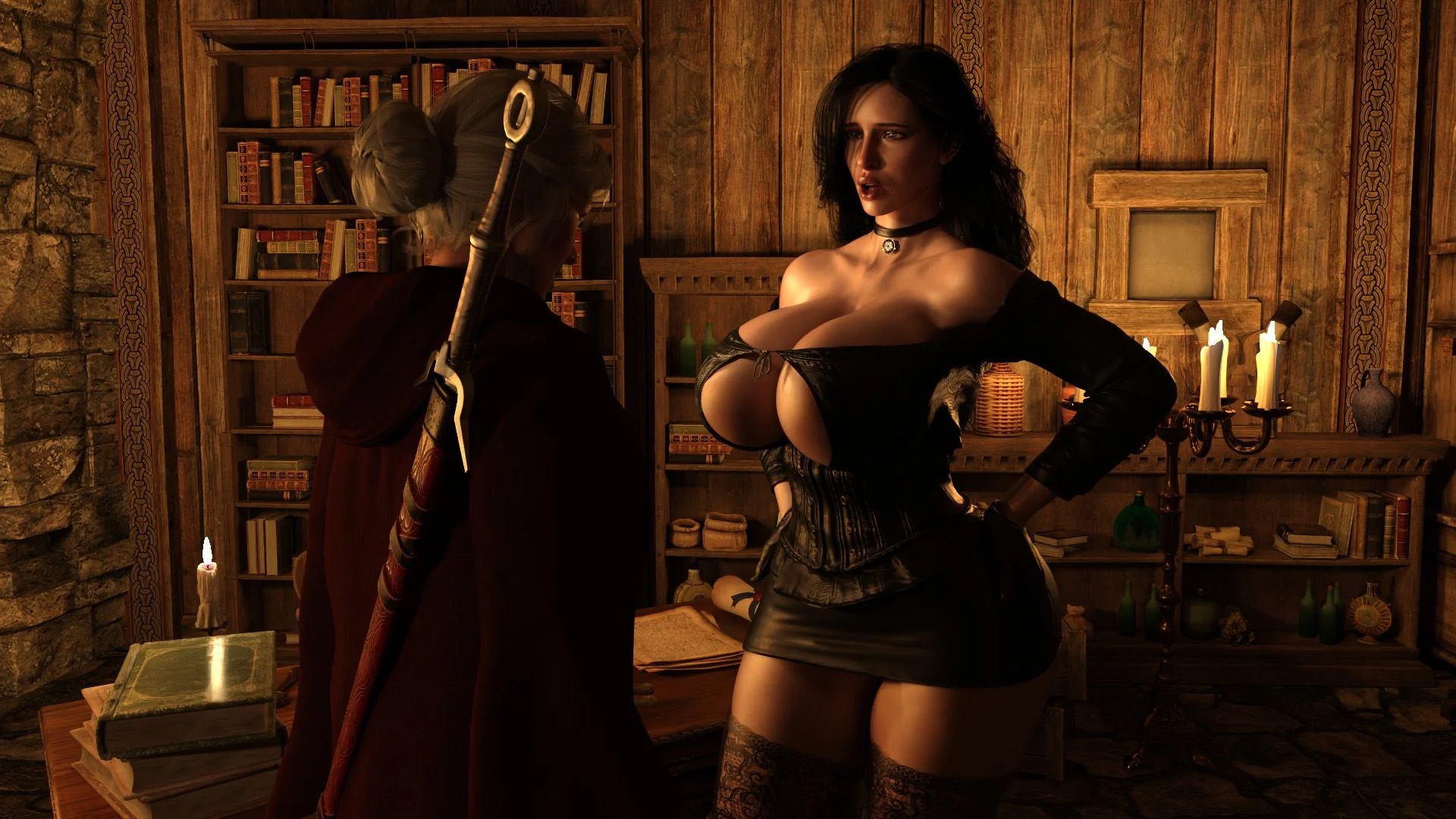 Yennefer’s Ritual (The Witcher) [Serge3DX] 1.5 . Yennerfer's Ritual - Textless - Chapter 1 (The Witcher) [Serge3DX] – page 7