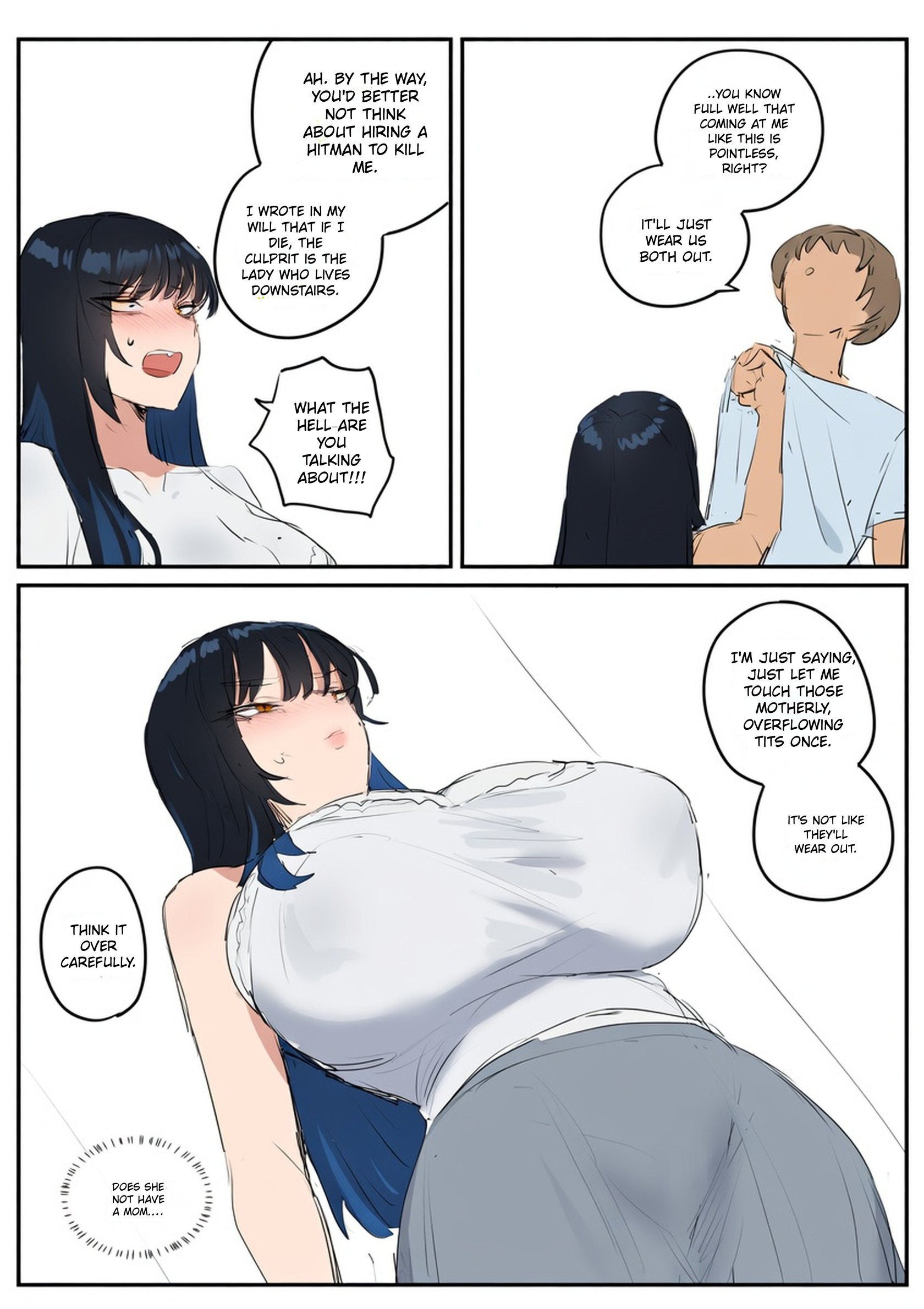 [kkan] Comic about giving proper discipline to the downstairs neighbor lady…. comic porn [kkan] Comic about giving proper discipline to the downstairs neighbor lady…. Chapter 1 – page 21