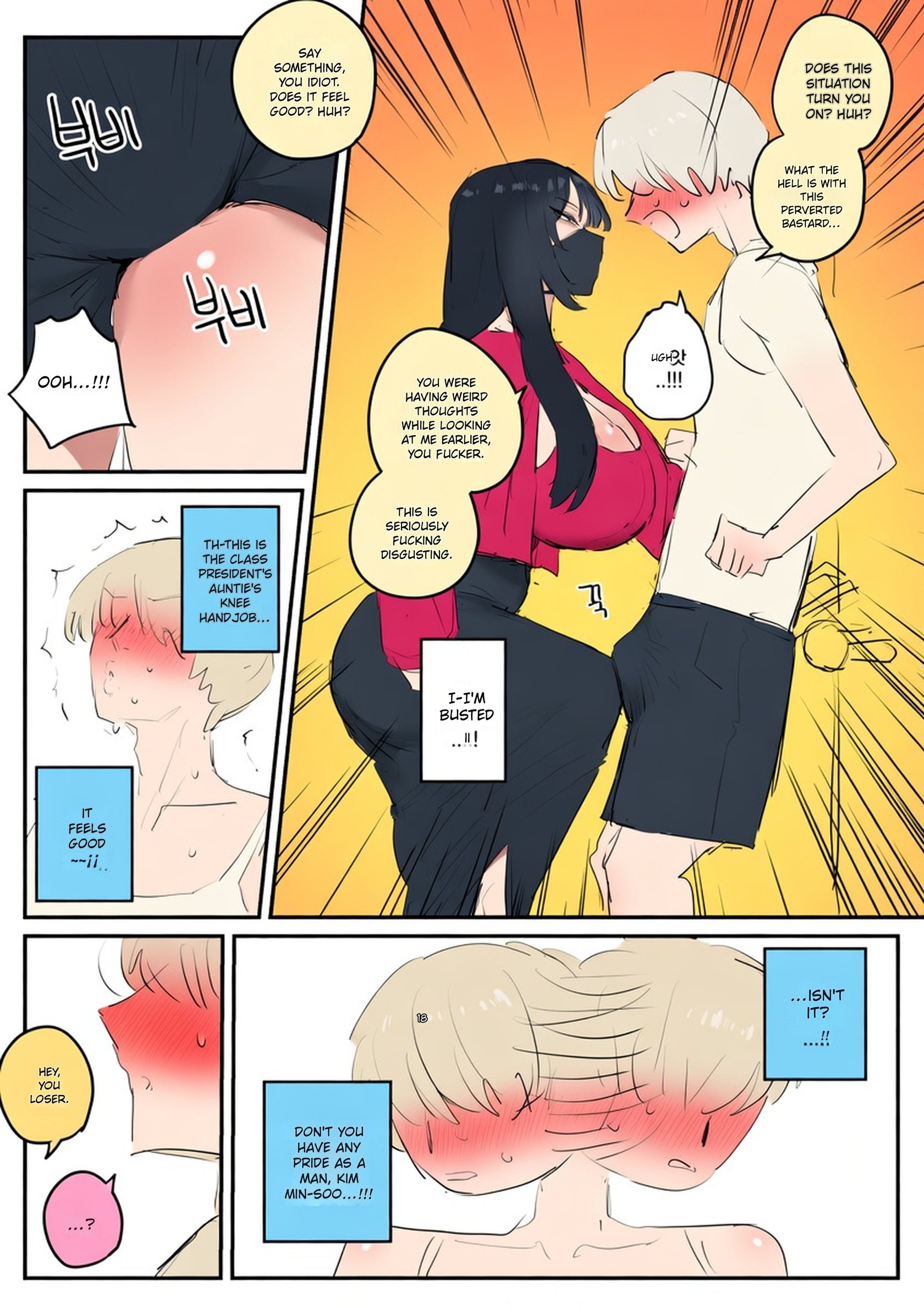 [kkan] Comic about giving proper discipline to the downstairs neighbor lady…. comic porn [kkan] Comic about giving proper discipline to the downstairs neighbor lady…. Chapter 1 – page 9