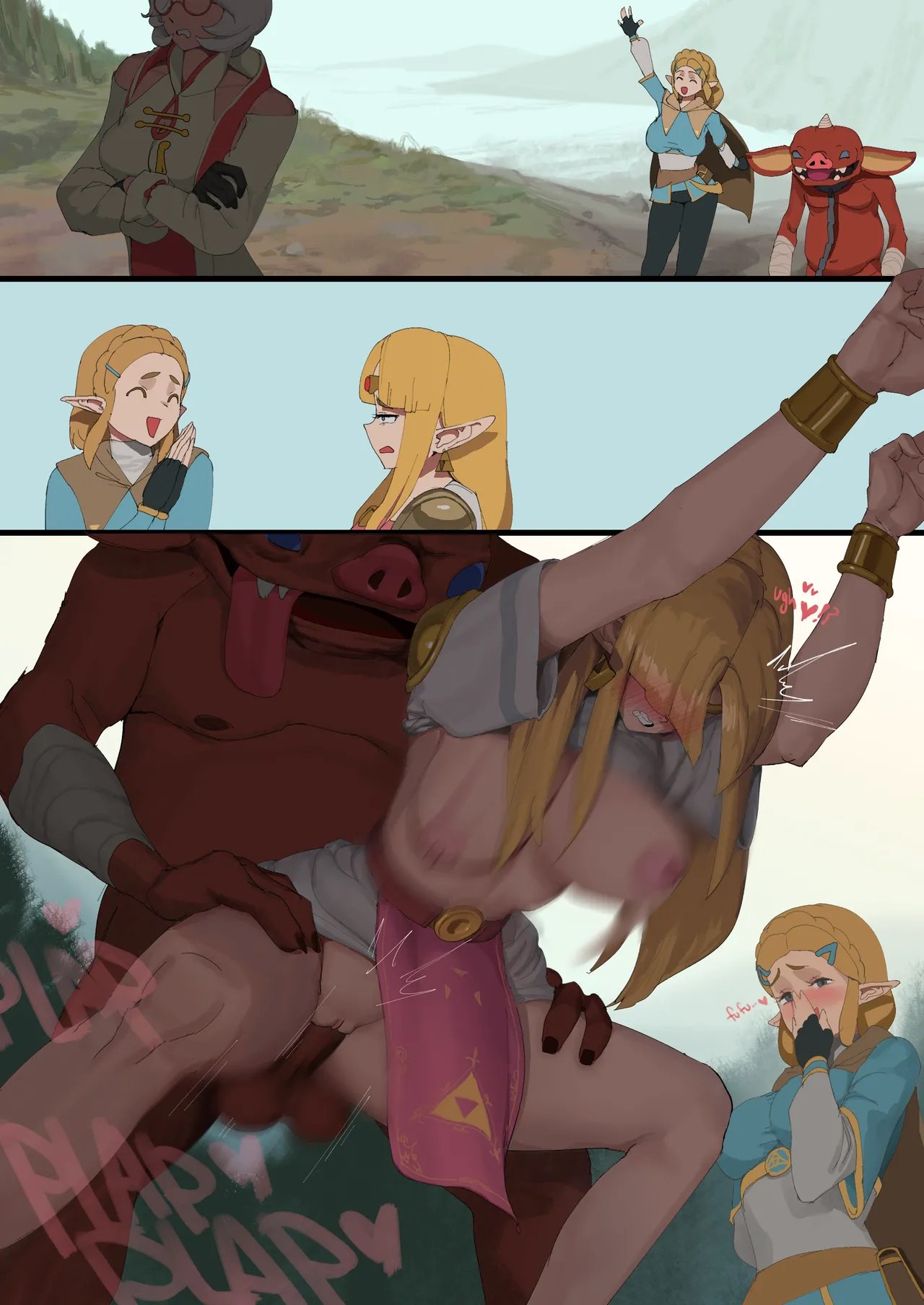 Zeldas x Bokoblin comic porn Zeldas x Bokoblin Chapter 1 – page 9