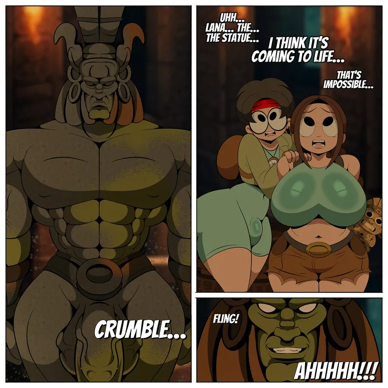 Lewd Raider And The Temple Of The Sun Idol comic porn Lewd Raider And The Temple Of The Sun Idol Chapter 1 – page 4