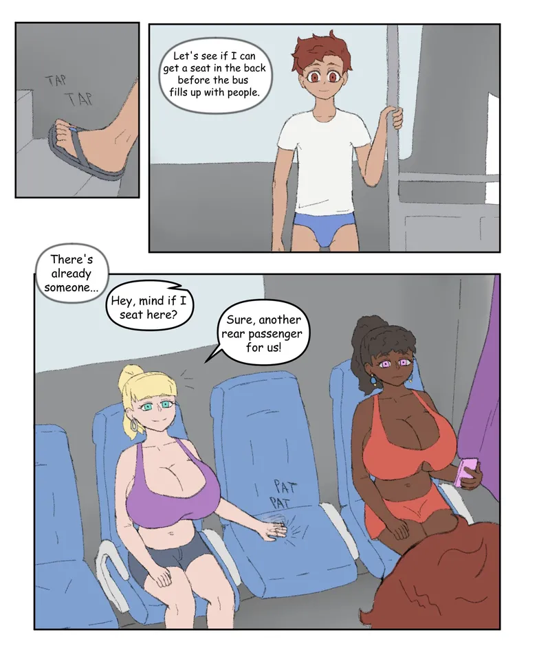 Nilo’s Bus Trip With Mabelle &amp; Berry comic porn Nilo’s Bus Trip With Mabelle & Berry Chapter 1 – page 2