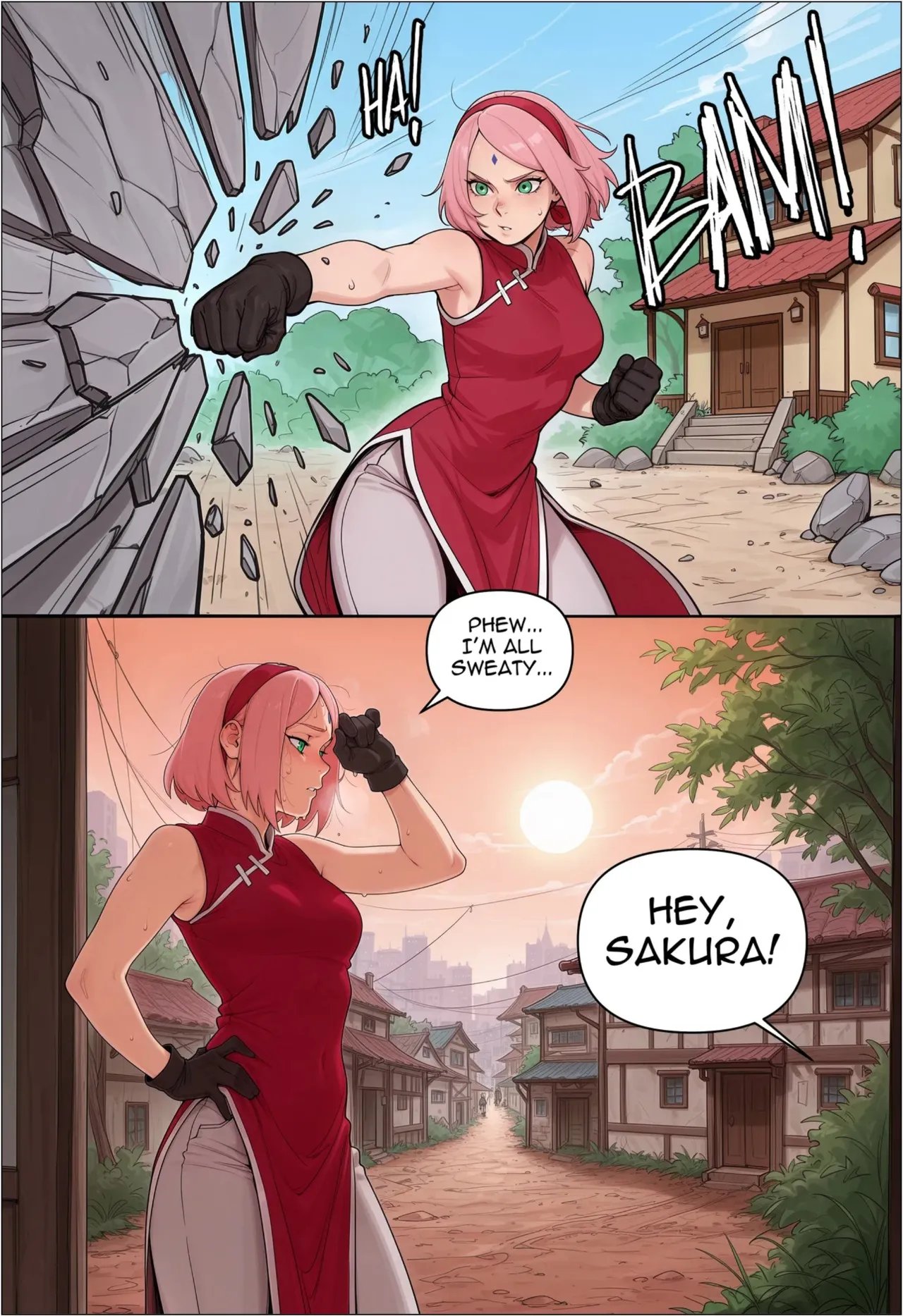 Sakura Haruno x Ino Yamanaka (Parody :Naruto Shippuden) comic porn Sakura Haruno x Ino Yamanaka ( :Naruto Shippuden) Chapter 1 – page 1