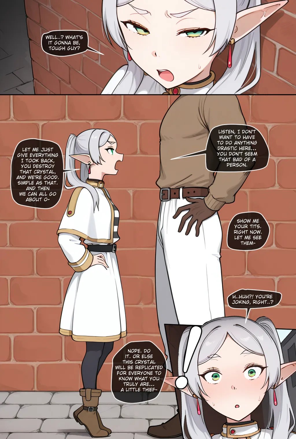 Frieren Girls Go Black comic porn Frieren Girls Go Black Chapter 1 – page 2