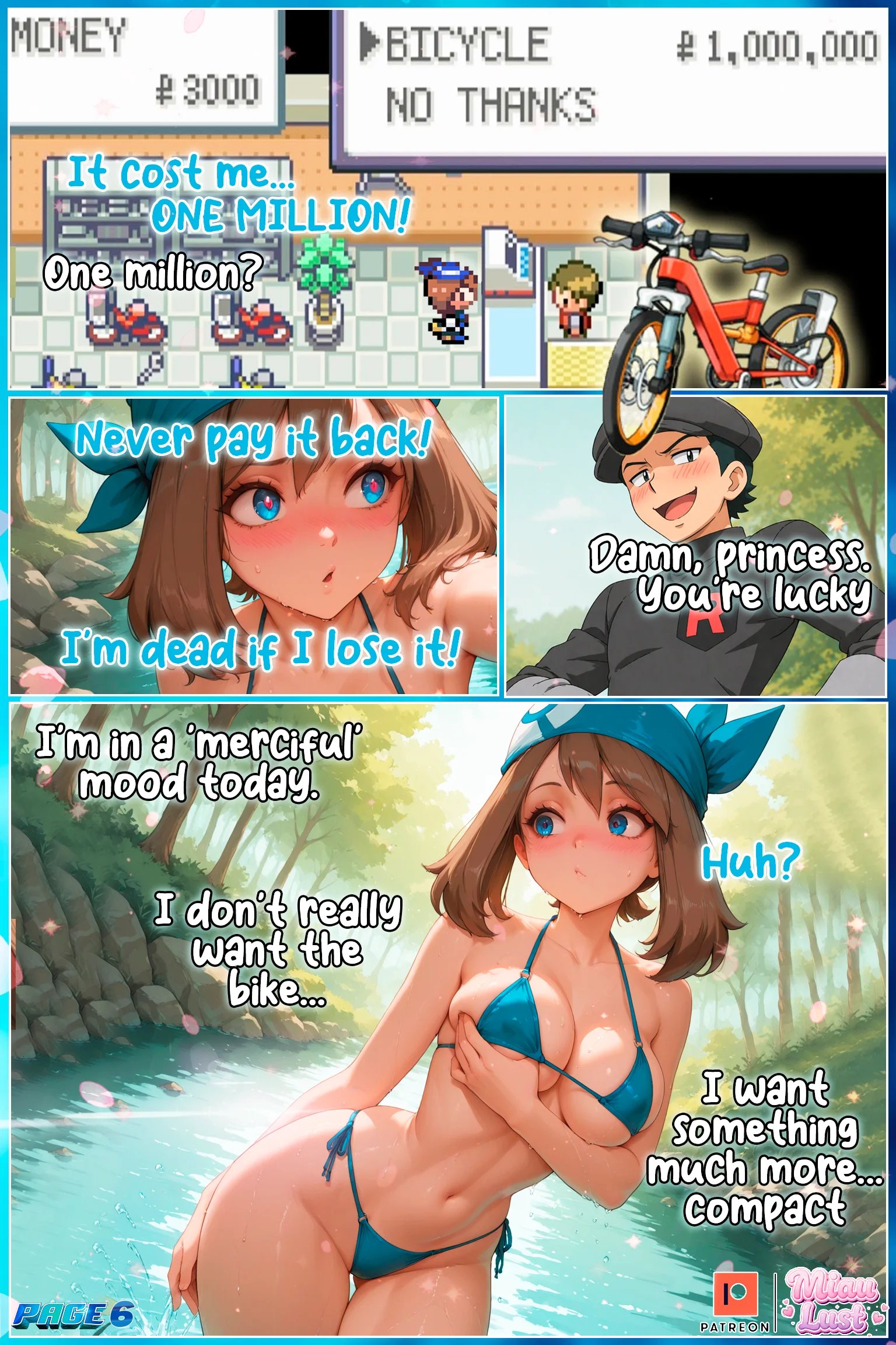 Pokemon – Wet Sapphire, May – page 8