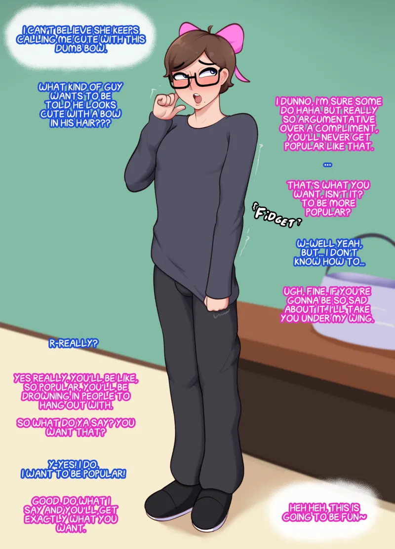 Twinning Becoming The Popular Girl’s Best Friend gay manga – page 8