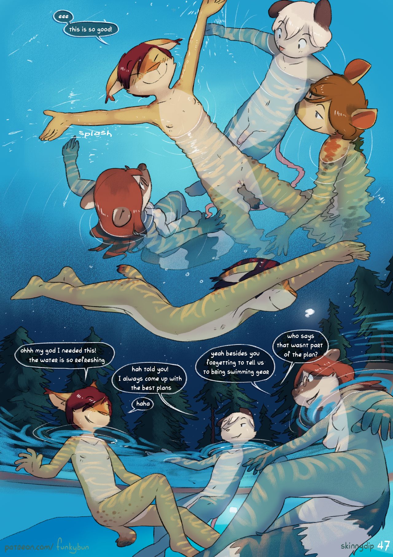 Skinny-dip – page 48