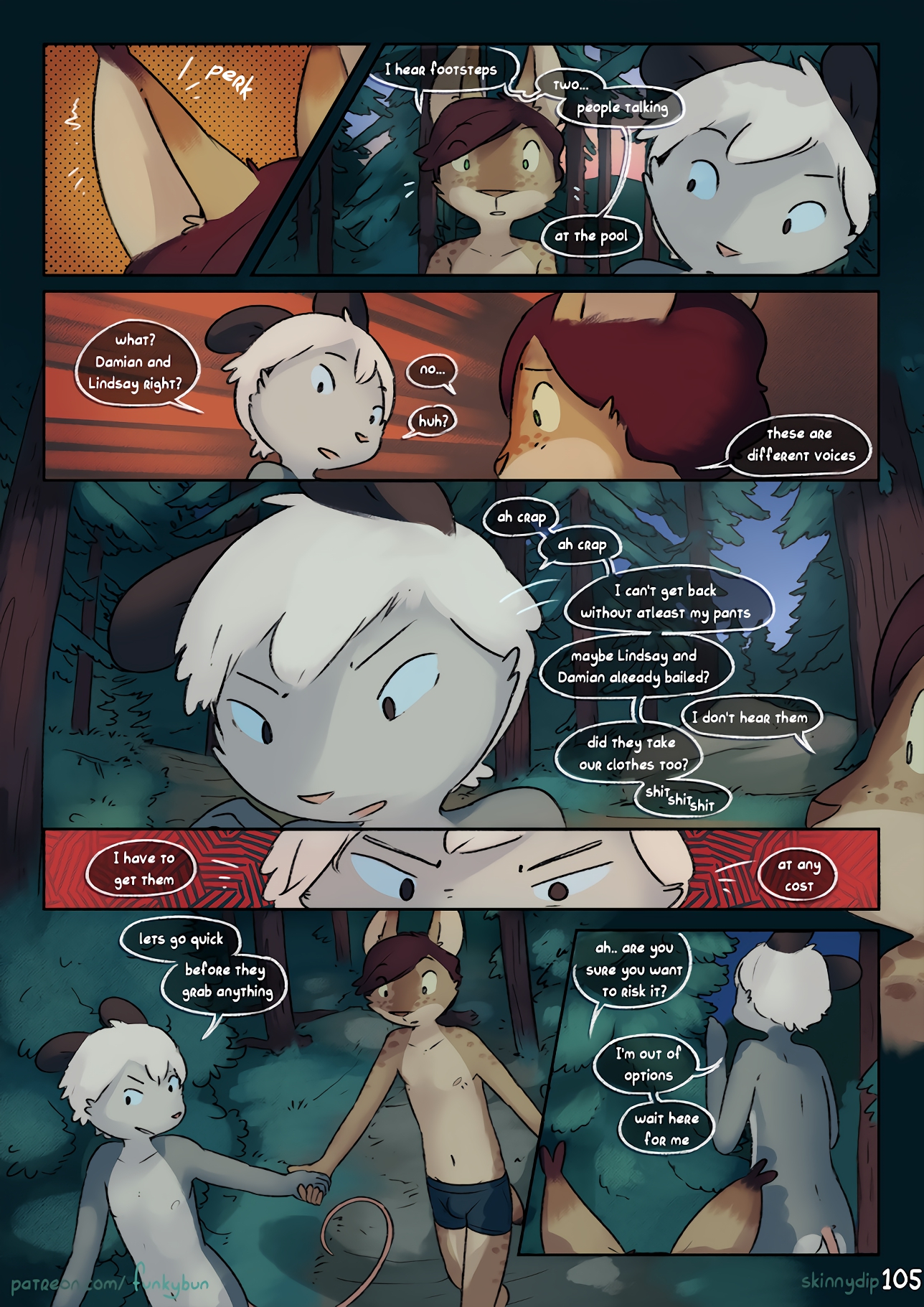 Skinny-dip – page 107