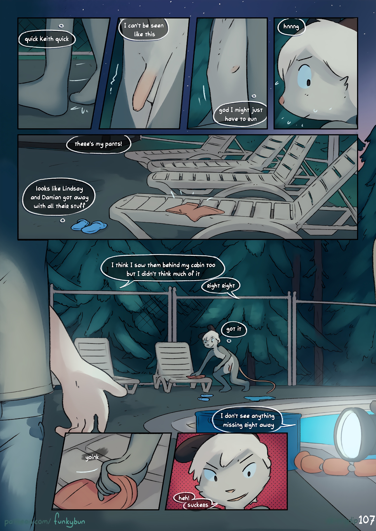 Skinny-dip – page 109