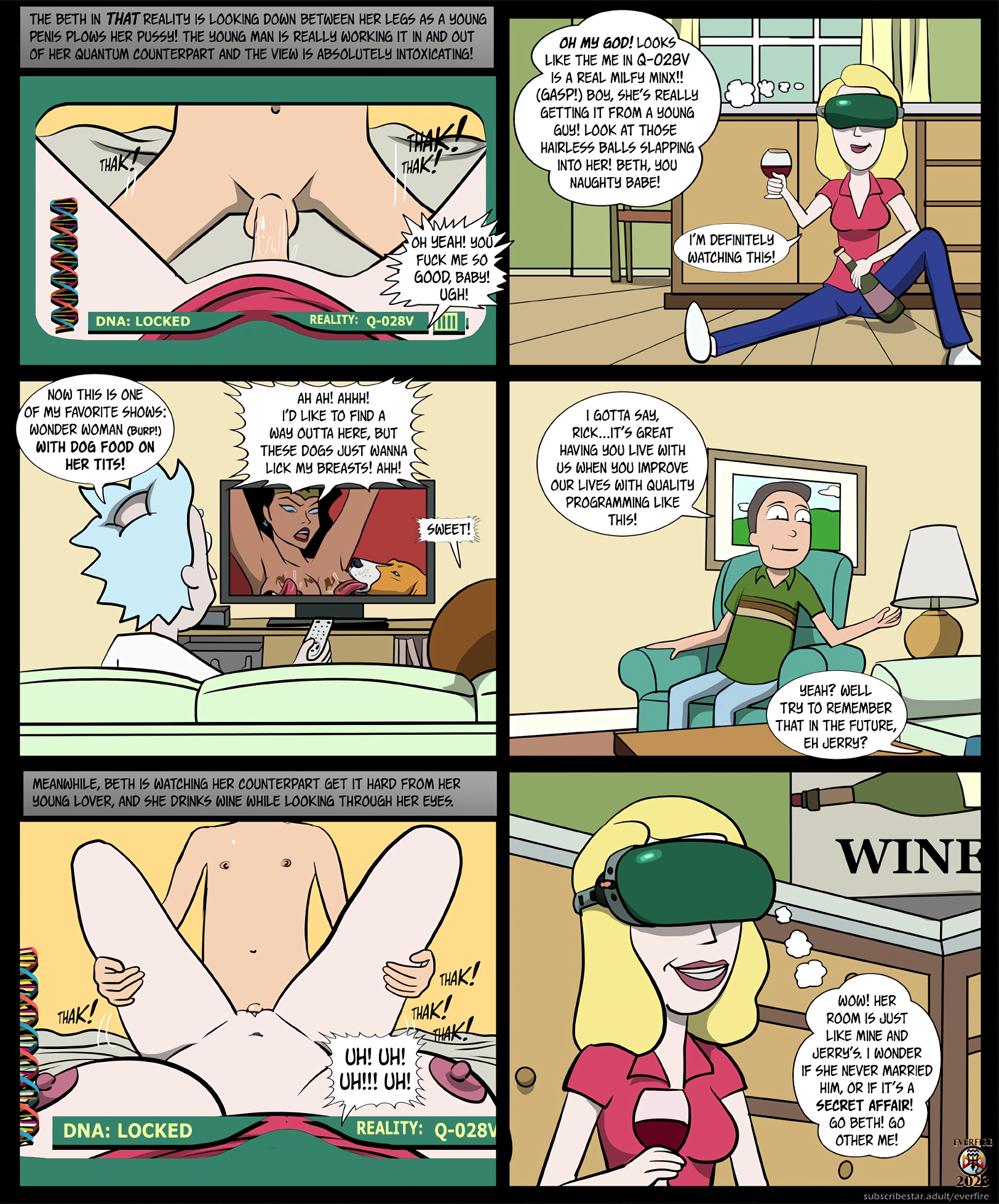 A Parallel Relationship Rick and Morty – page 4