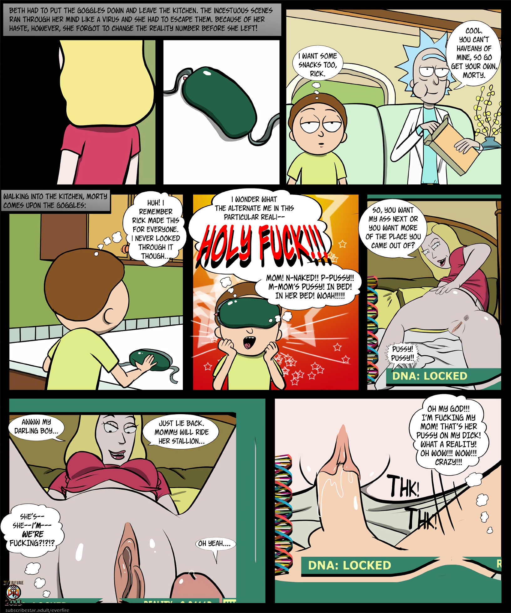 A Parallel Relationship Rick and Morty – page 7