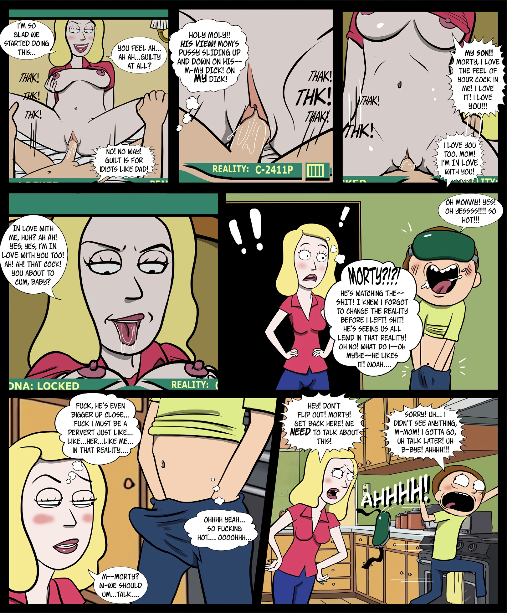 A Parallel Relationship Rick and Morty – page 8